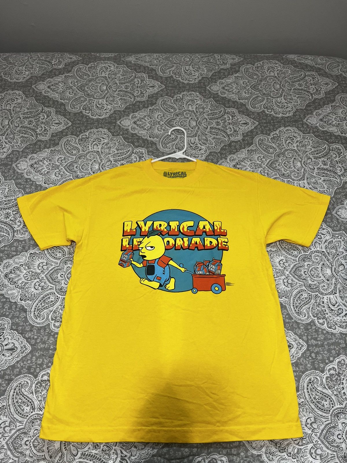 Lyrical Lemonade Lyrical Lemonade Yellow Graphic Tee – Medium – Rare Drop Size US M / EU 48-50 / 2 - 1 Thumbnail
