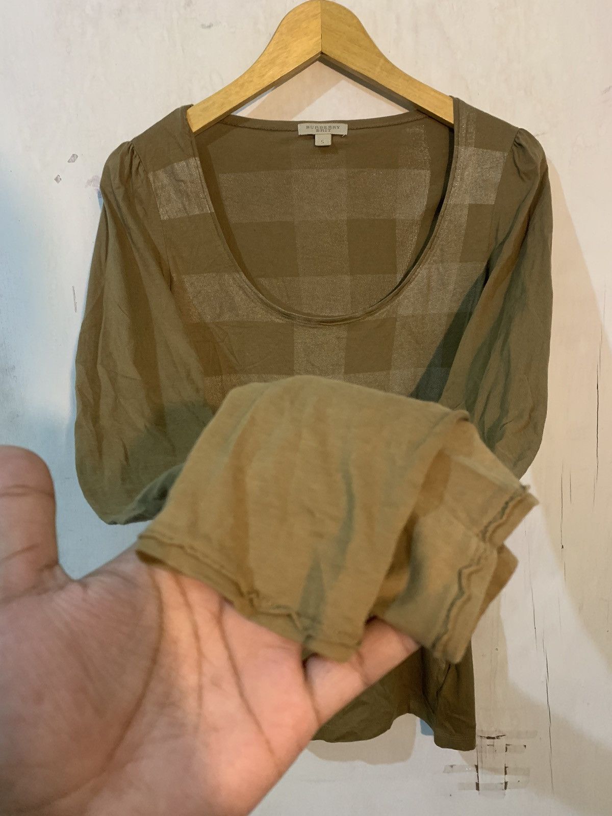 Burberry × Vintage Burberry brit long Sleeve Size US S / EU 44-46 / 1 - 3 Thumbnail