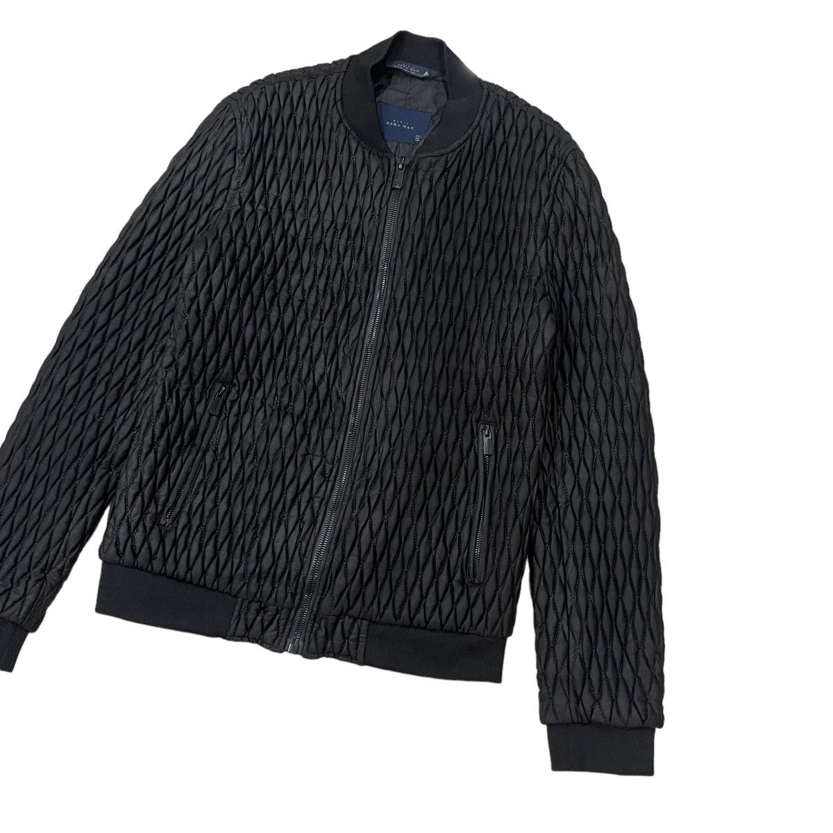 Designer × Zara Rare🔥Vintage Zara Man Bomber Jacket Size US S / EU 44-46 / 1 - 4 Thumbnail