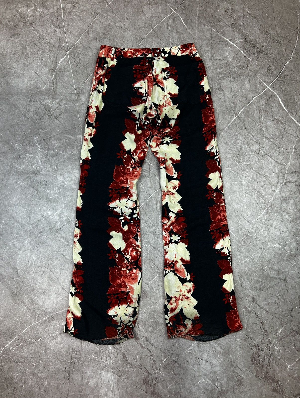 Jean Paul Gaultier Vintage JPG Jean's Jean Paul Gaultier Floral Pants Size 26 Size 26" / US 2 / IT 38 - 2 Thumbnail