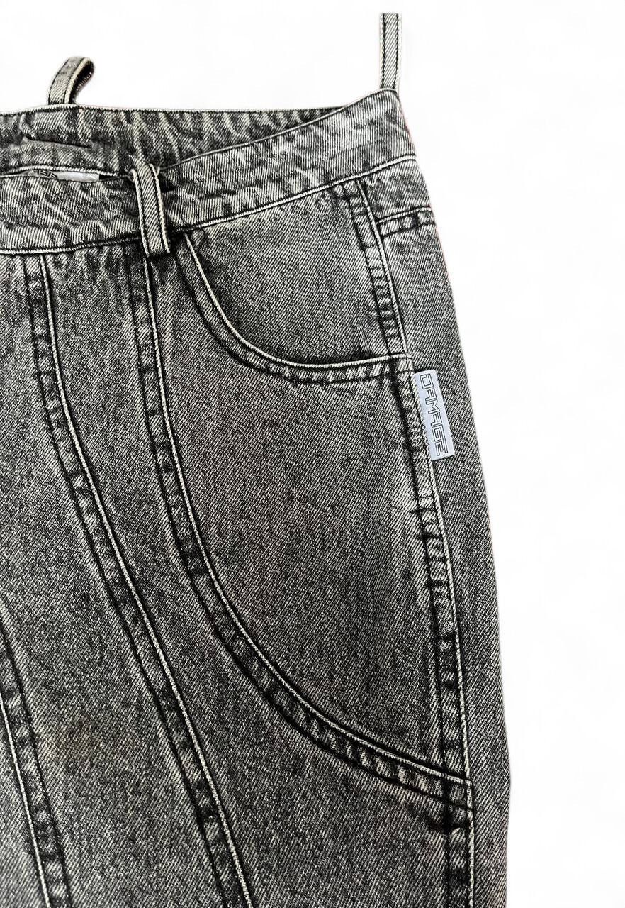 JNCO Junye Jeans baggy style reconstrust faded black distressed Size US 28 / EU 44 - 9 Thumbnail