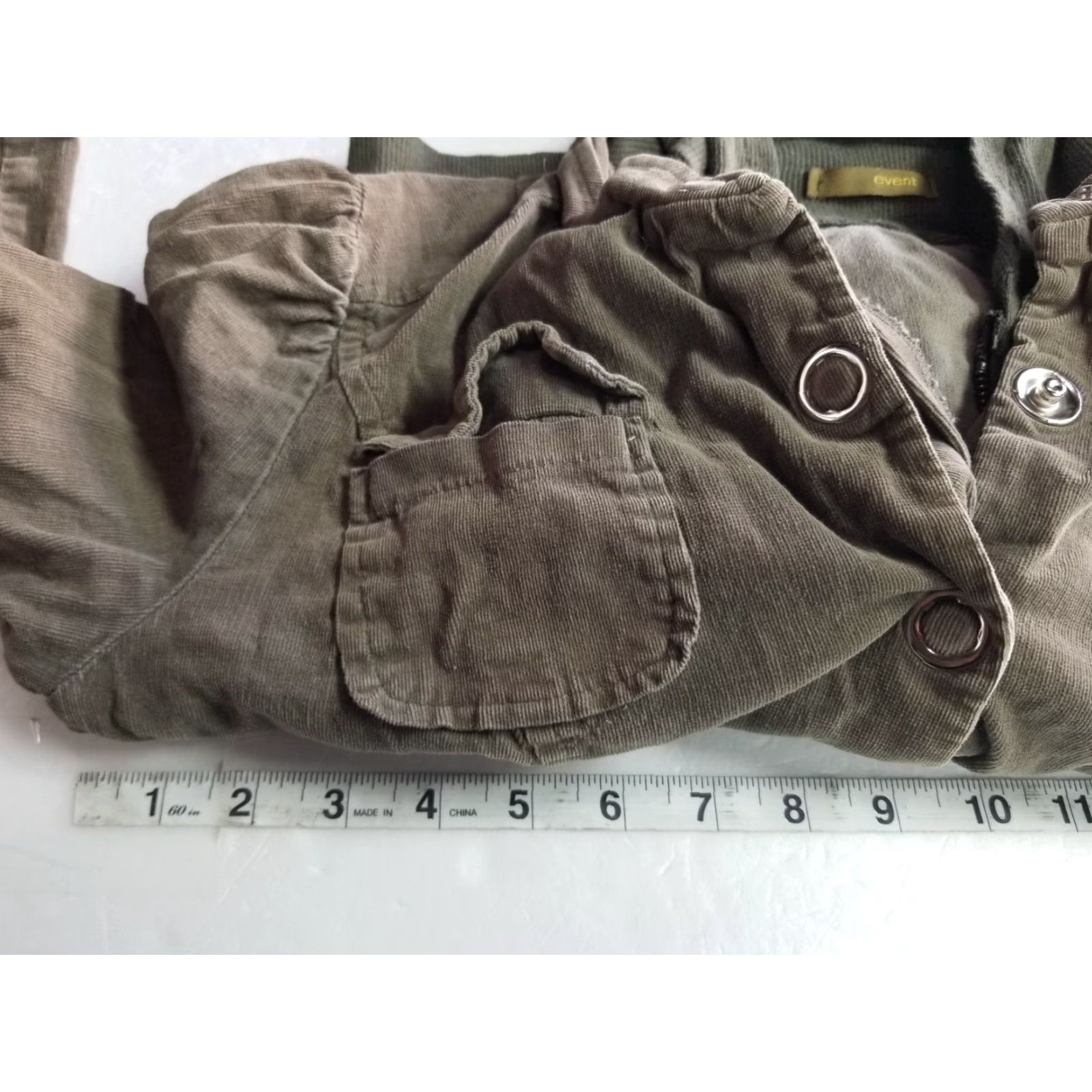 Vintage Event Womens Jacket Hooded Long Sleeve Pockets Brown Medium Size M / US 6-8 / IT 42-44 - 3 Thumbnail