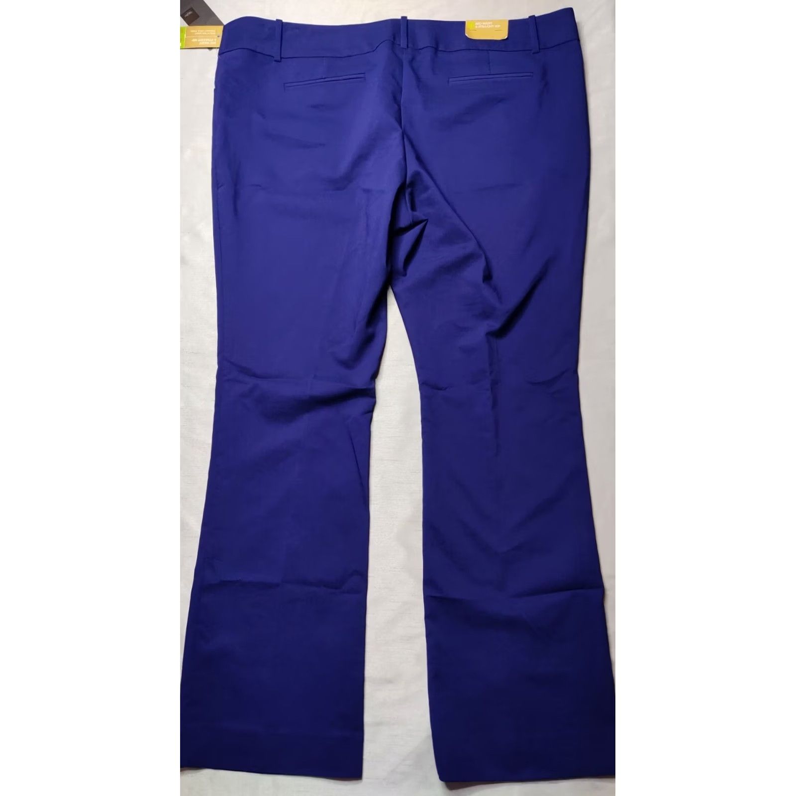 Mossimo Mossimo Stretch Extensible Women 18 Plum Mid-Waist Straight Pants NEW Dress Pants Size 40" / US 18 - 2 Thumbnail