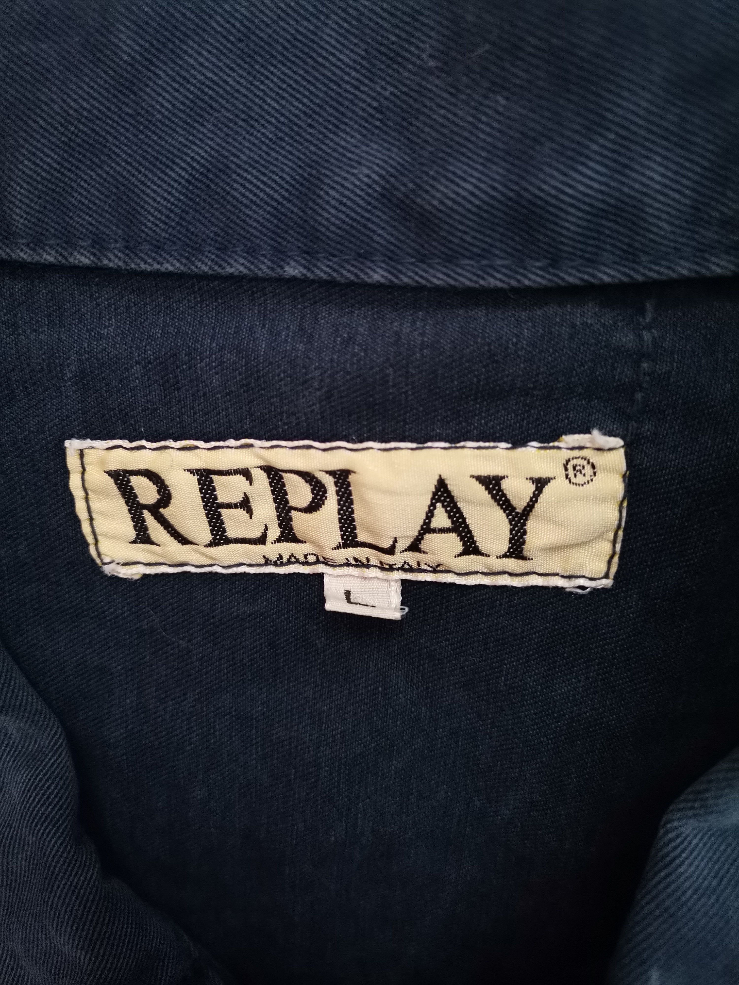 Replay Vintage Replay Denim Jacket Size US L / EU 52-54 / 3 - 3 Thumbnail