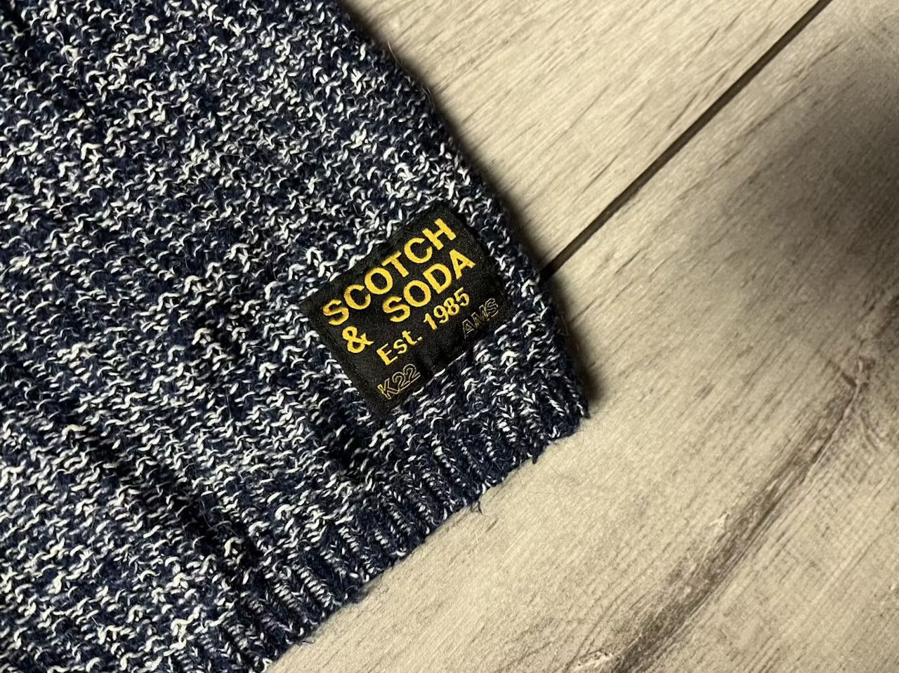 Japanese Brand Scotch soda sweater double neck wool size Large Size US L / EU 52-54 / 3 - 4 Thumbnail