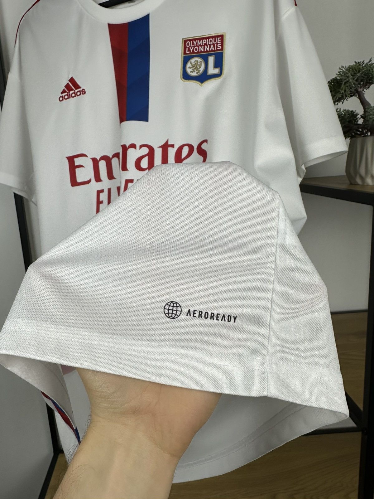 Adidas Adidas Olympique Lyon 2022-2023 Football Soccer Jersey Men’s Size US XXL / EU 58 / 5 - 4 Thumbnail