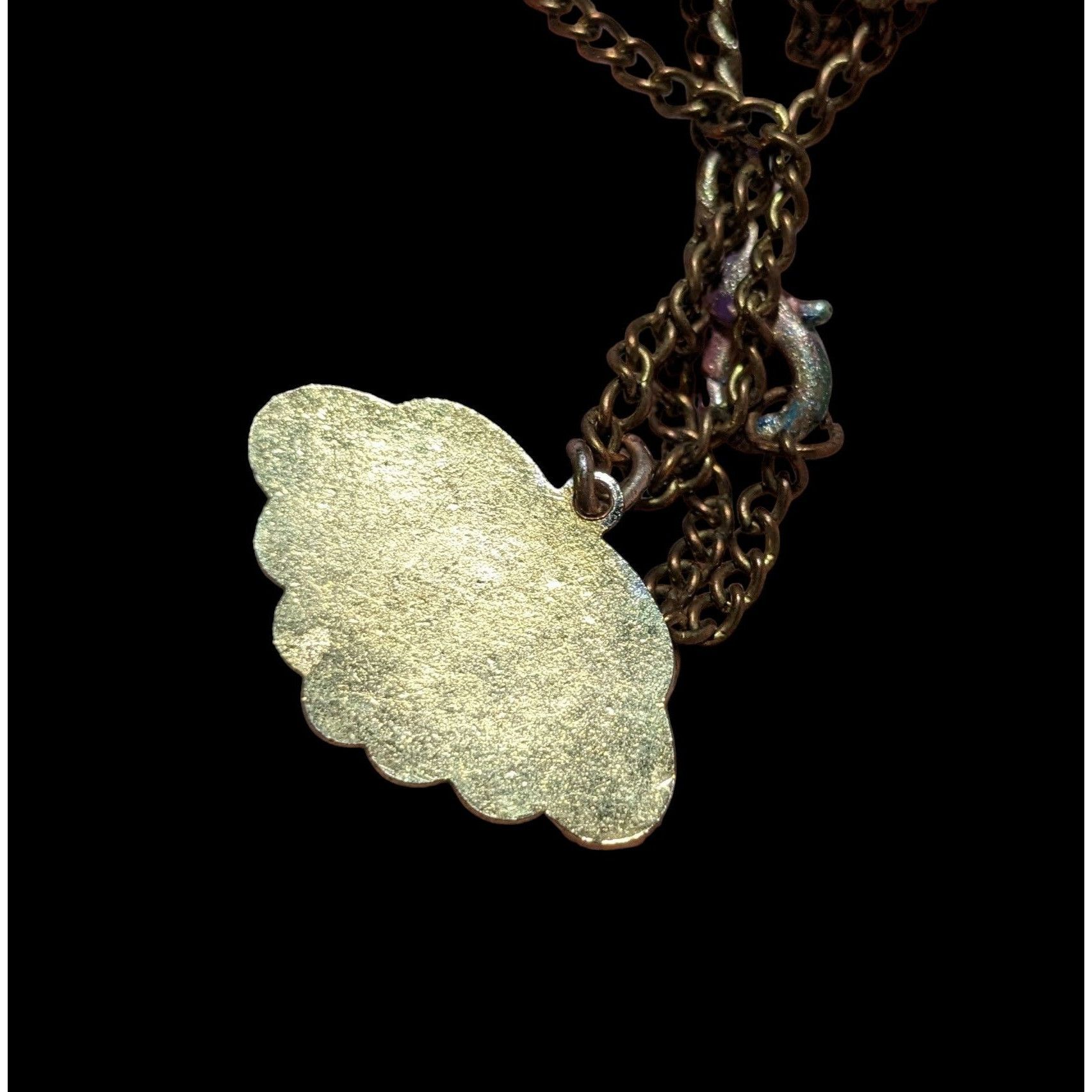 Other Purple Cloissone Moth Necklace Size ONE SIZE - 3 Thumbnail