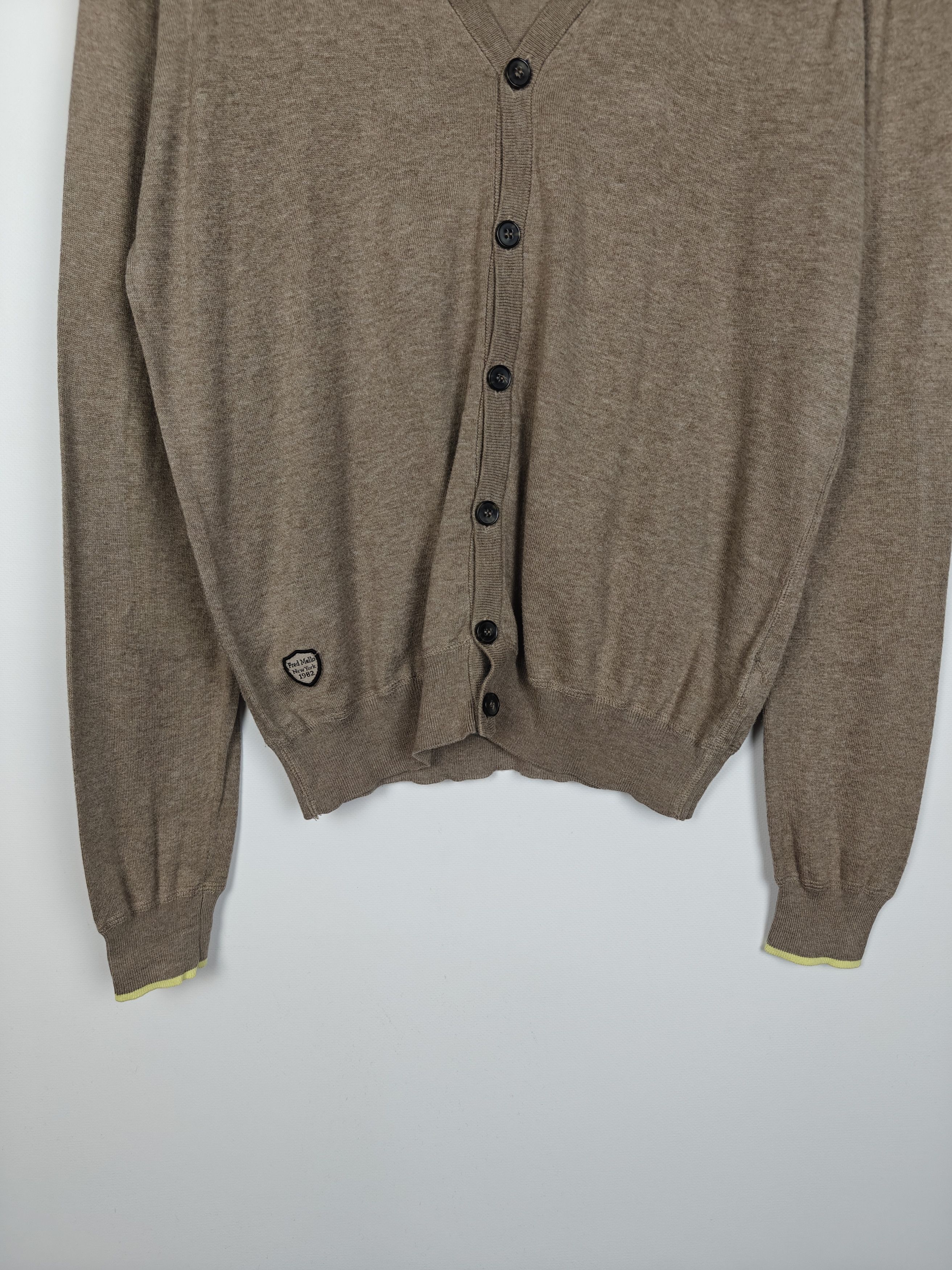 Other Fred Mello New York Cardigan Sweater Italian Pullover L Size US L / EU 52-54 / 3 - 3 Thumbnail
