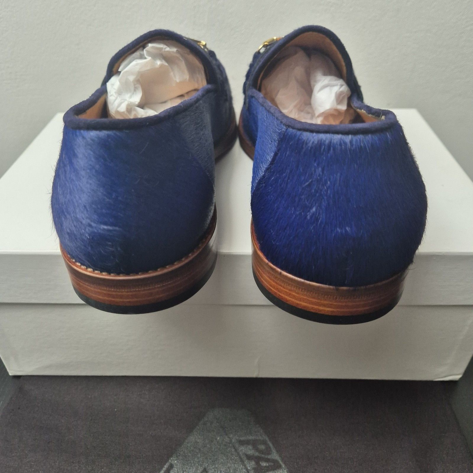 Palace Palace Pony Hair Loafer Navy UK10 Brand New In Box Size US 10.5 / EU 43-44 - 10 Thumbnail