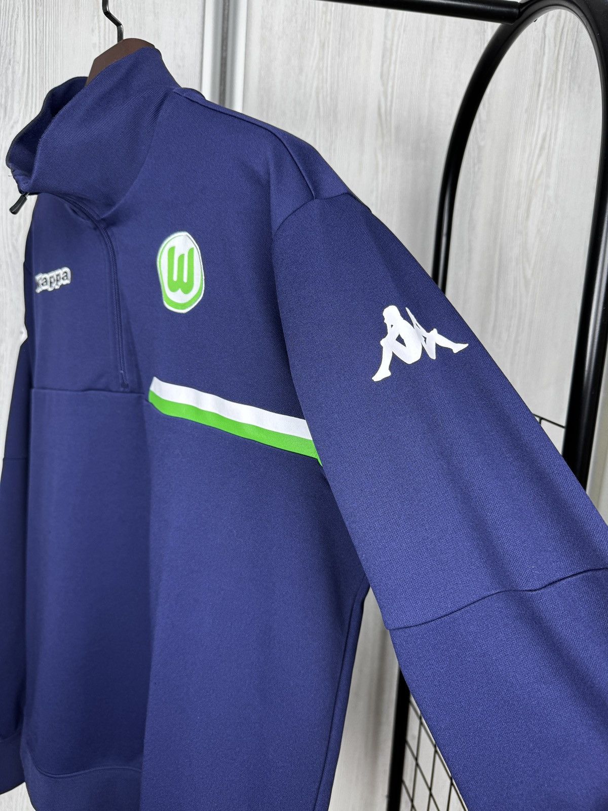 Kappa VfL Wolfsburg Drill Top KAPPA Die 2015 2016 Training Jersey Size US XXL / EU 58 / 5 - 8 Thumbnail