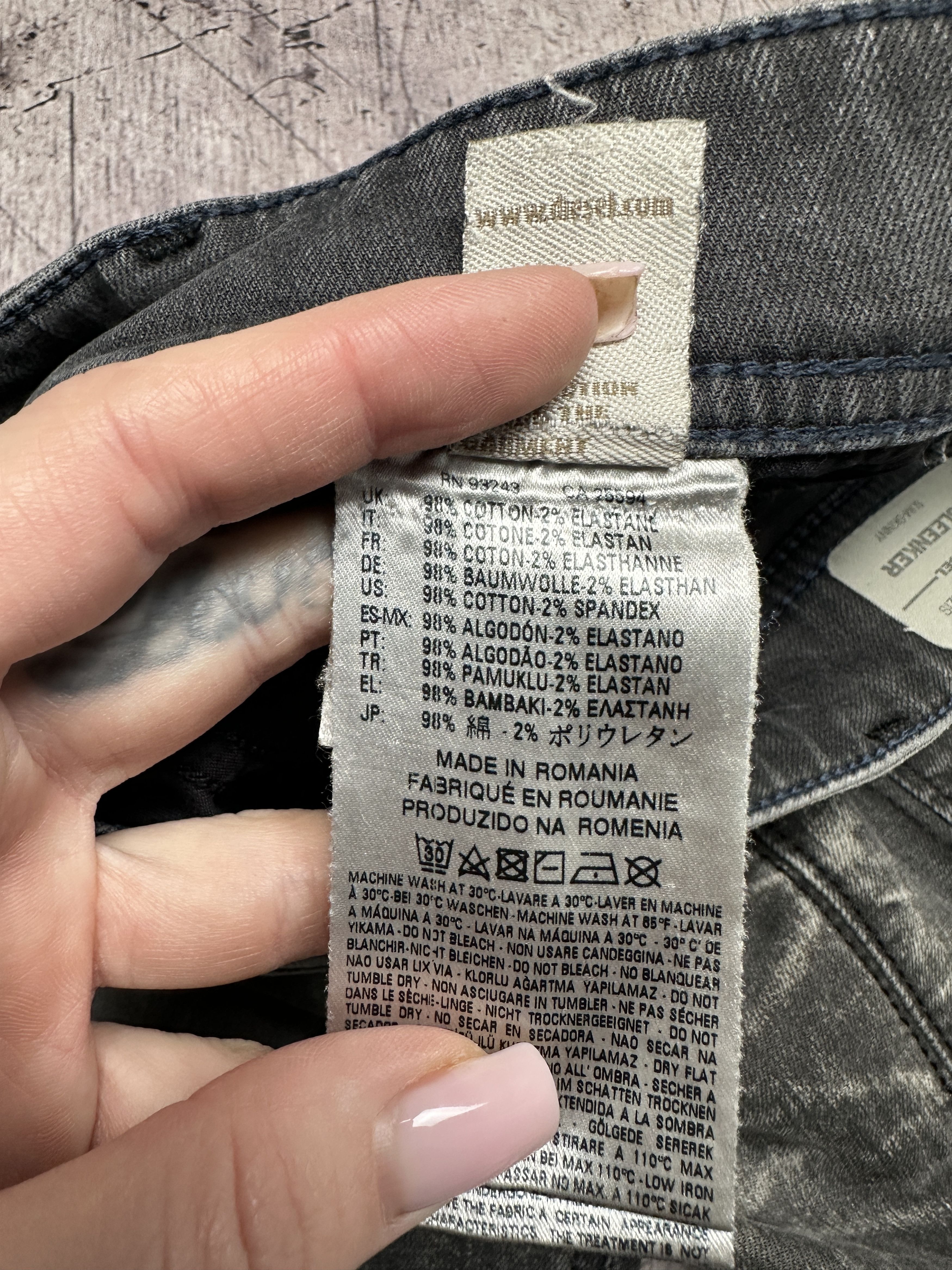 Diesel Diesel Sleenker Mens Denim Pants Jeans Size US 29 - 6 Thumbnail