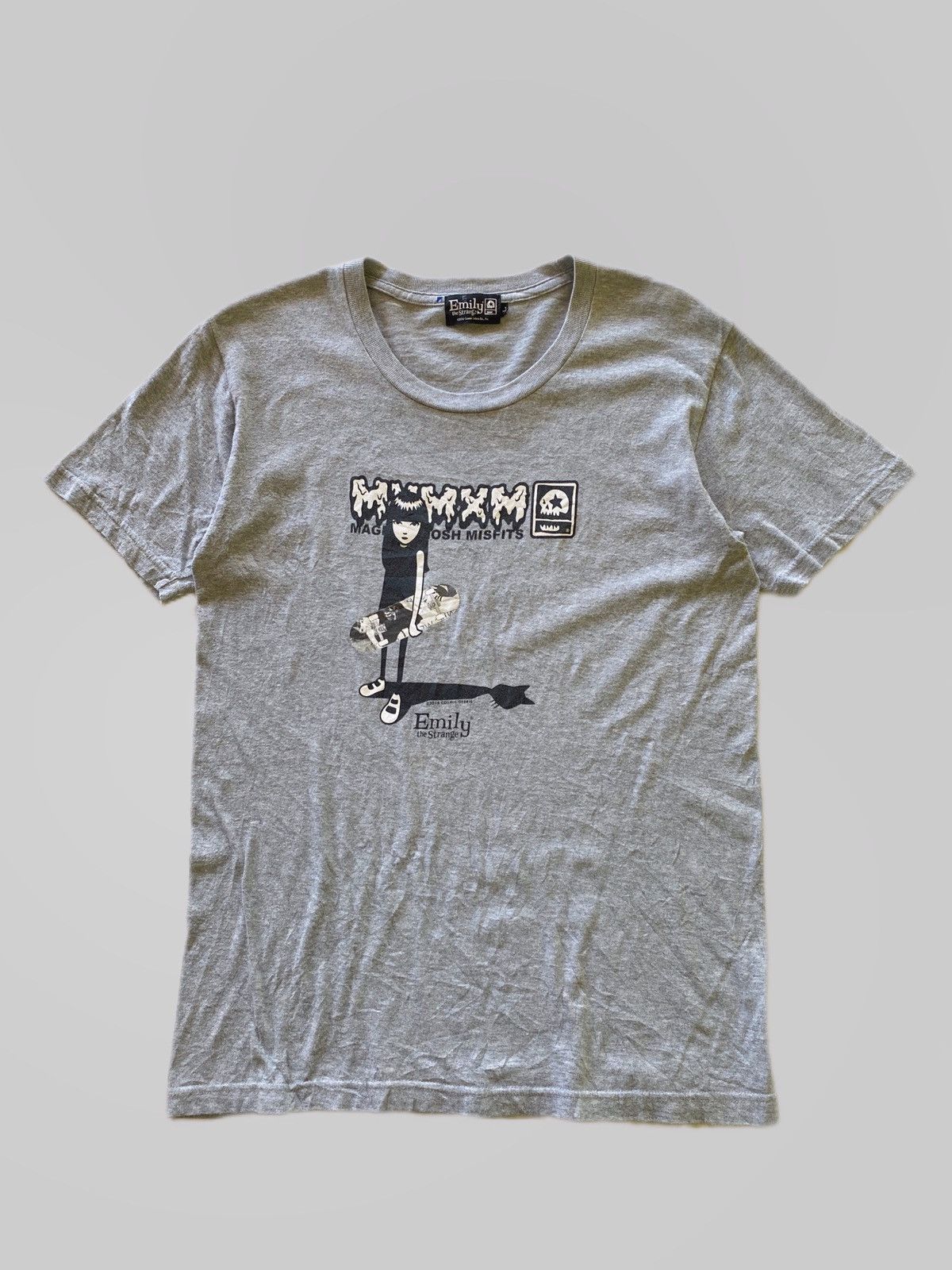 image of Comics x Movie emily The Strange X Magical Mosh Misfits Tee in Grey, Men's (Size Small)