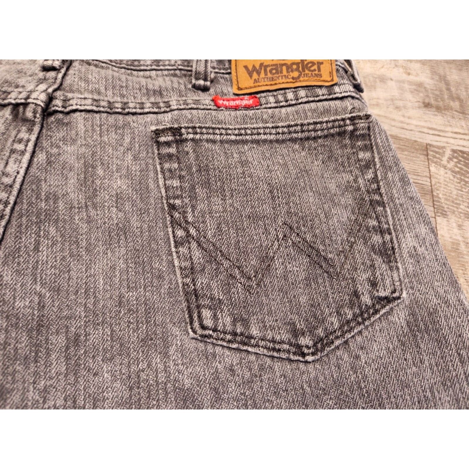 Wrangler VINTAGE Wrangler Jeans Men's 80s Acid Wash Striped Cords 34x29 Retro 80s Biker Cowboy Rock American Made Size US 34 / EU 50 - 4 Thumbnail