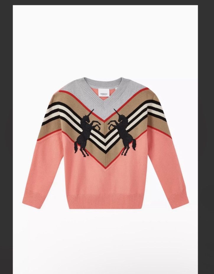 Burberry Burberry baby’s & little girl’s Nadie Unicorn sweater. Size M / US 6-8 / IT 42-44 - 1 Thumbnail