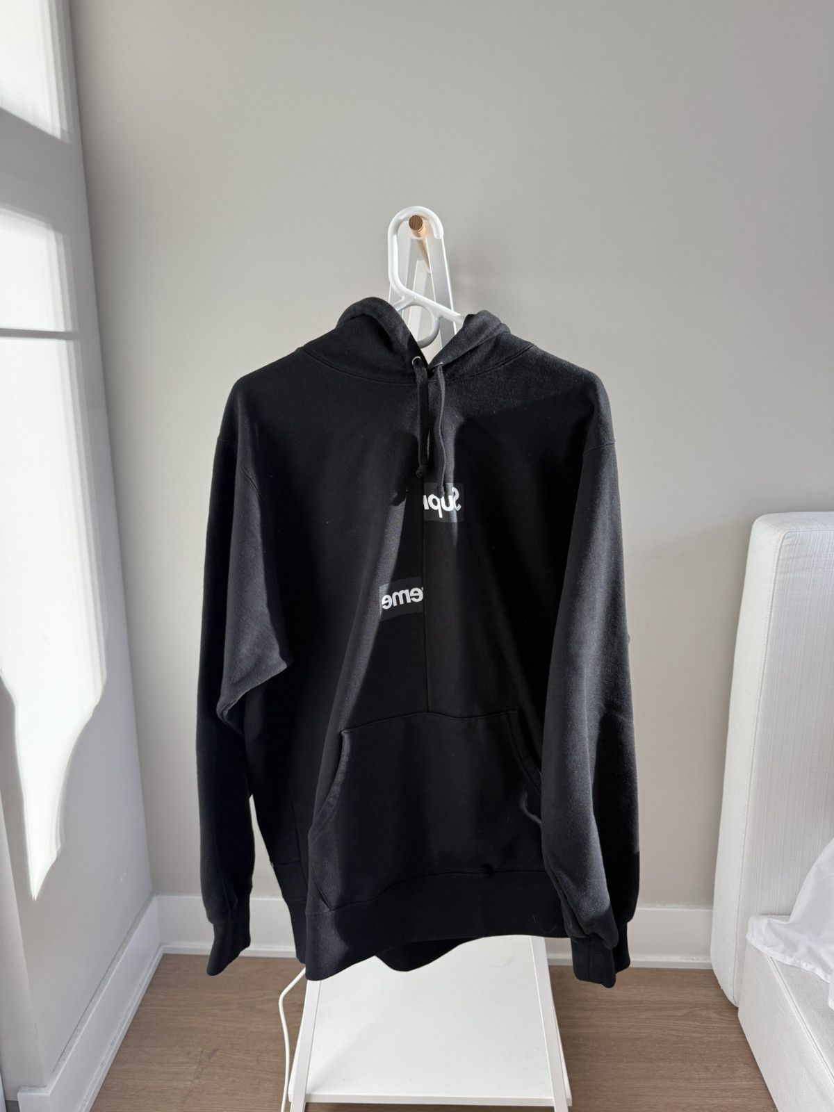 Comme des Garcons × Supreme Supreme Comme Des Garcons SHIRT Box Logo Hooded Sweatshirt Size US XL / EU 56 / 4 - 2 Thumbnail
