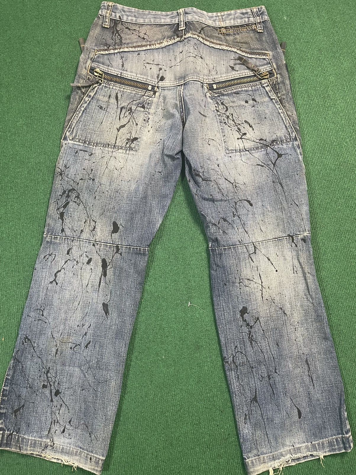 Marithe + Francois Girbaud Distressed Marithe Francois Girbaud Jeans very rare Size US 31 - 8 Thumbnail