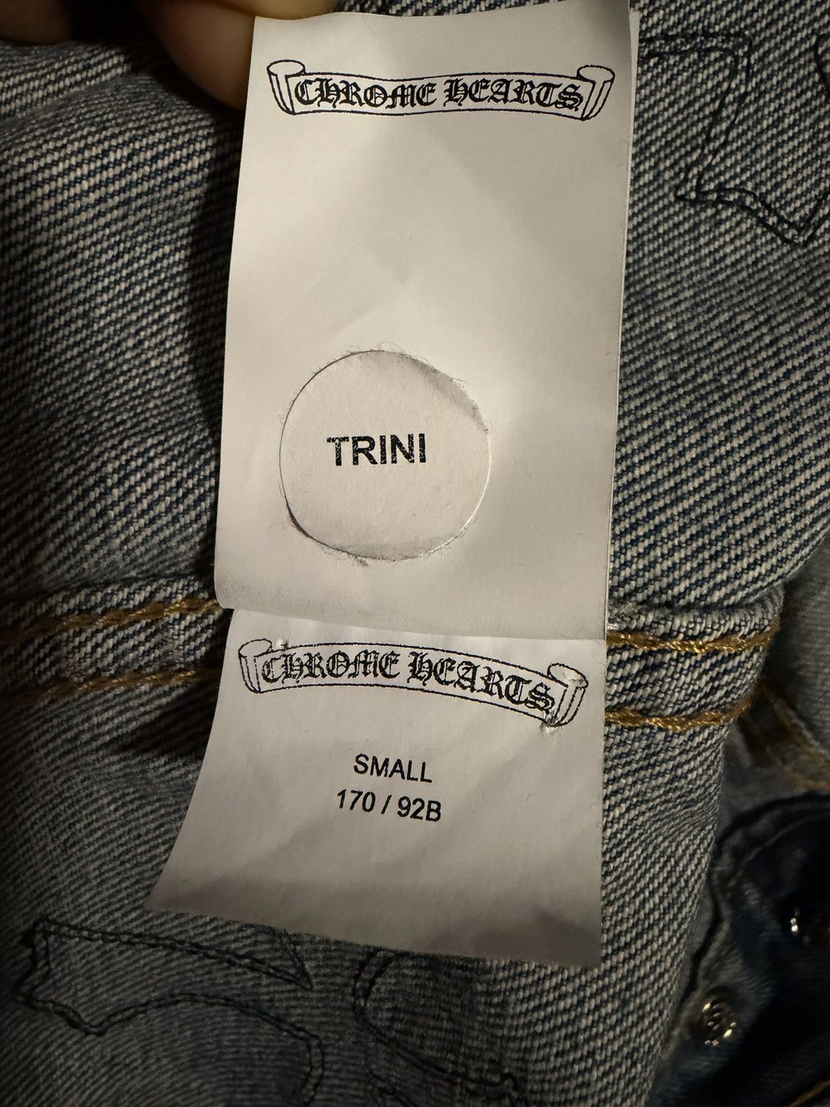 Chrome Hearts Levis Denim Patch Jacket PLEASE READ