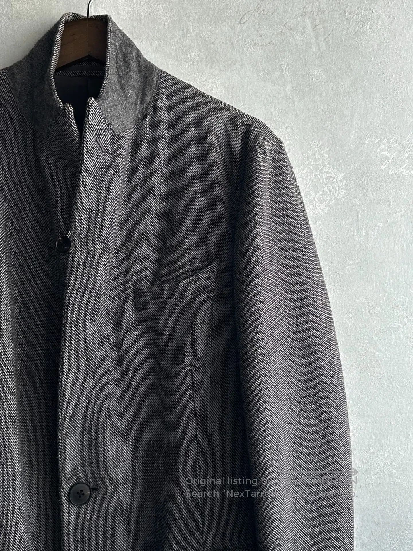 Other kolor 10aw Gun-bar collar cotton-linen patch pocket coat| Size US M / EU 48-50 / 2 - 3 Thumbnail