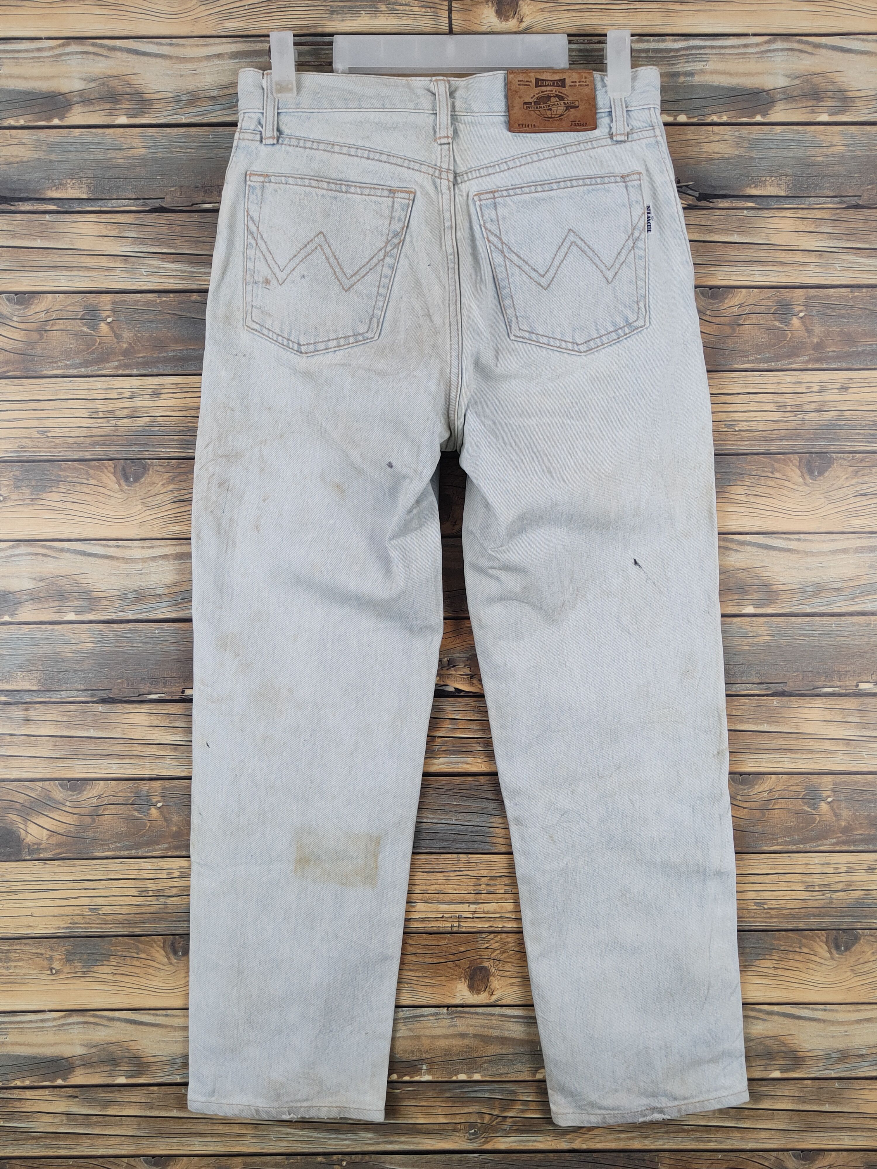 Edwin Edwin Light Blue Distressed Ripped Jeans #W1388 Size US 29 - 7 Thumbnail