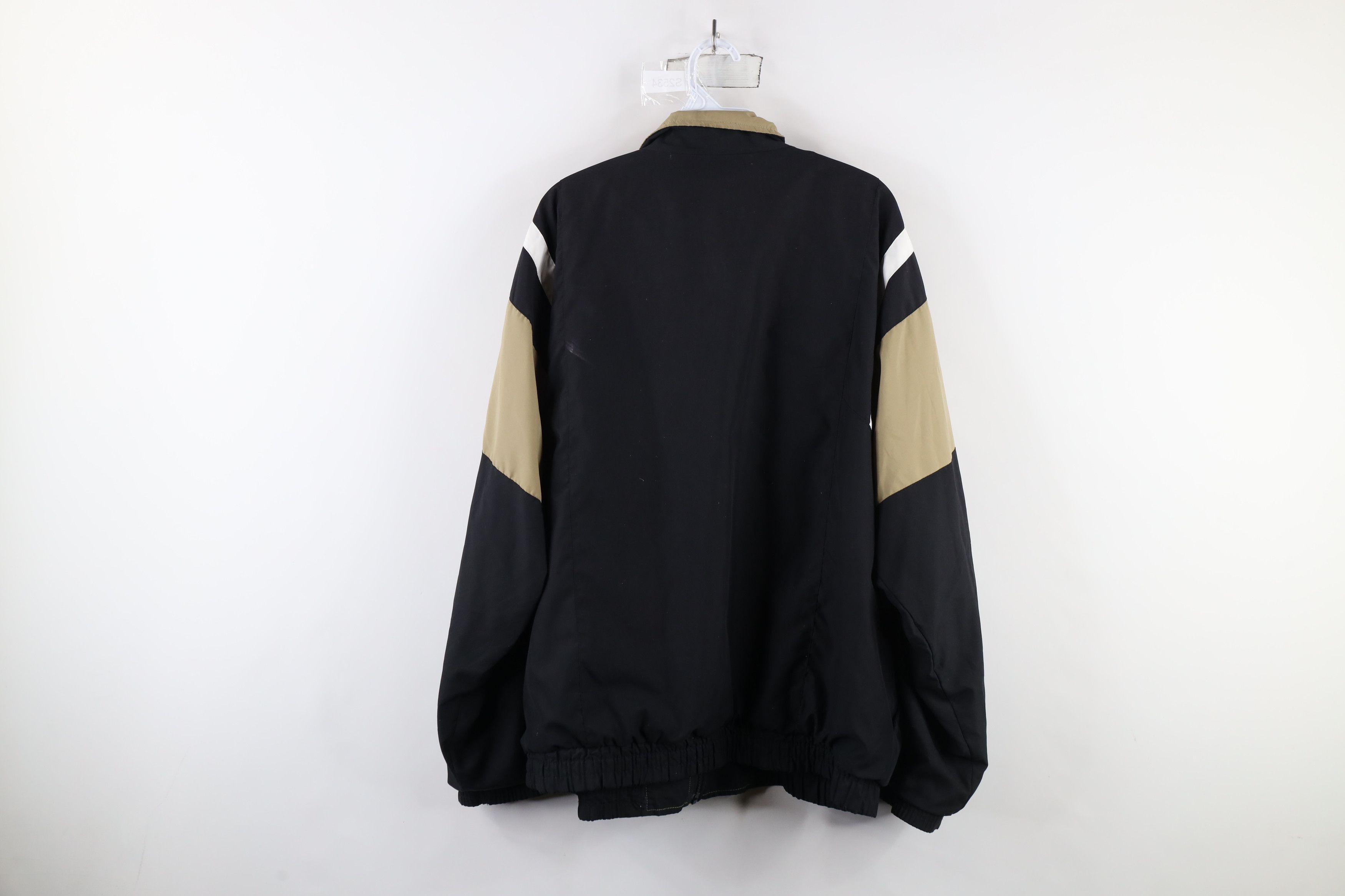 Vintage Vintage 90s Streetwear Block Full Zip Windbreaker Jacket Size US XXL / EU 58 / 5 - 14 Thumbnail