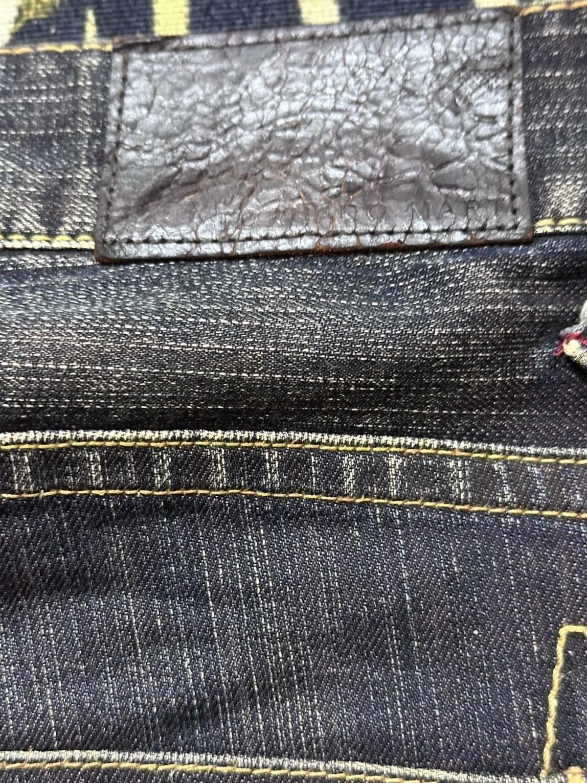 Tornado Mart Vintage Tornado Mart Flare Clawmark Mudwash Denim Size US 33 - 8 Thumbnail