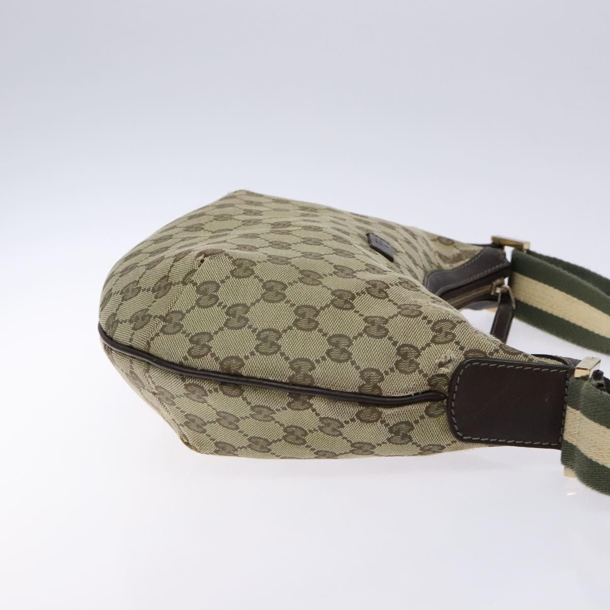 Gucci GUCCI GG Canvas Shoulder Bag Beige Gold Size ONE SIZE - 4 Thumbnail