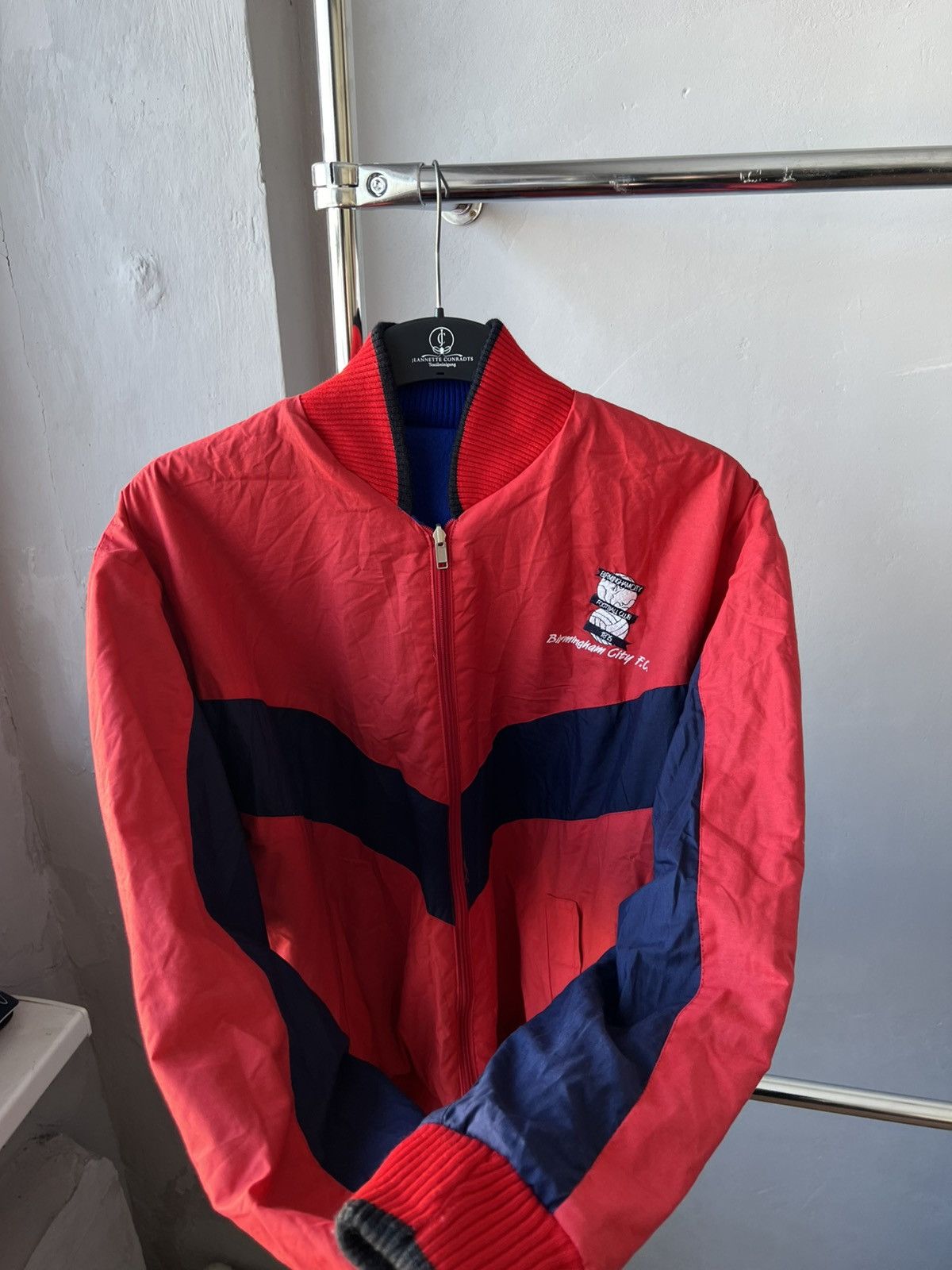 Vintage ICON ULTRAS 80’S BIRMINGHAM CITY VARSITY ZIP BOMBER JACKET M Size US M / EU 48-50 / 2 - 7 Thumbnail