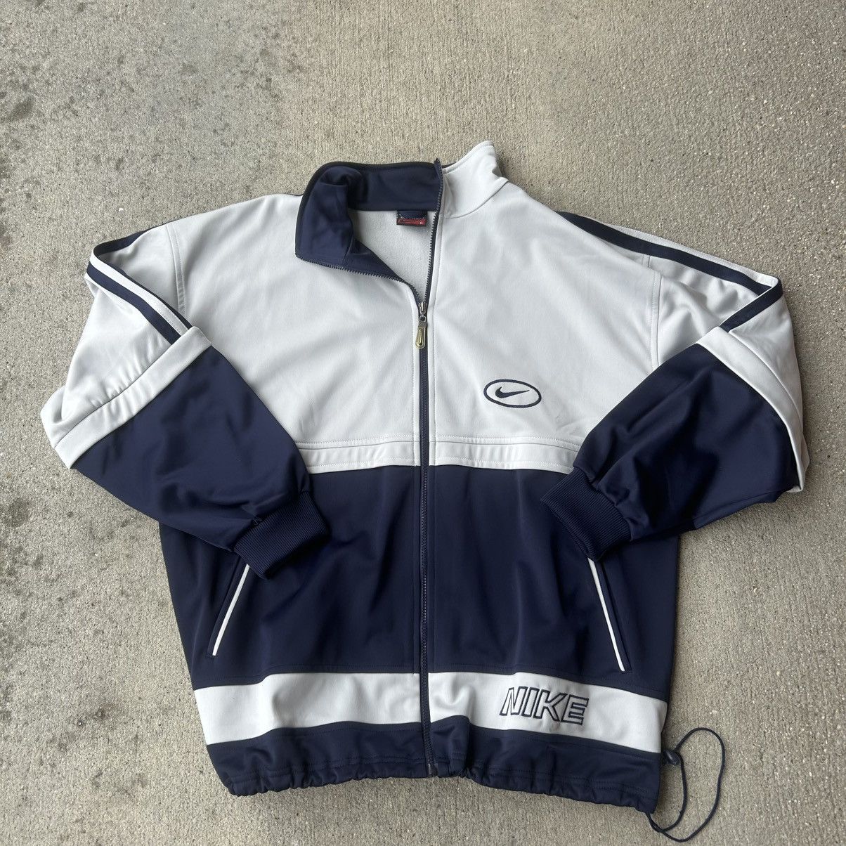 Nike × Vintage 90s Nike premier embroidered track jacket Size US XL / EU 56 / 4 - 2 Thumbnail