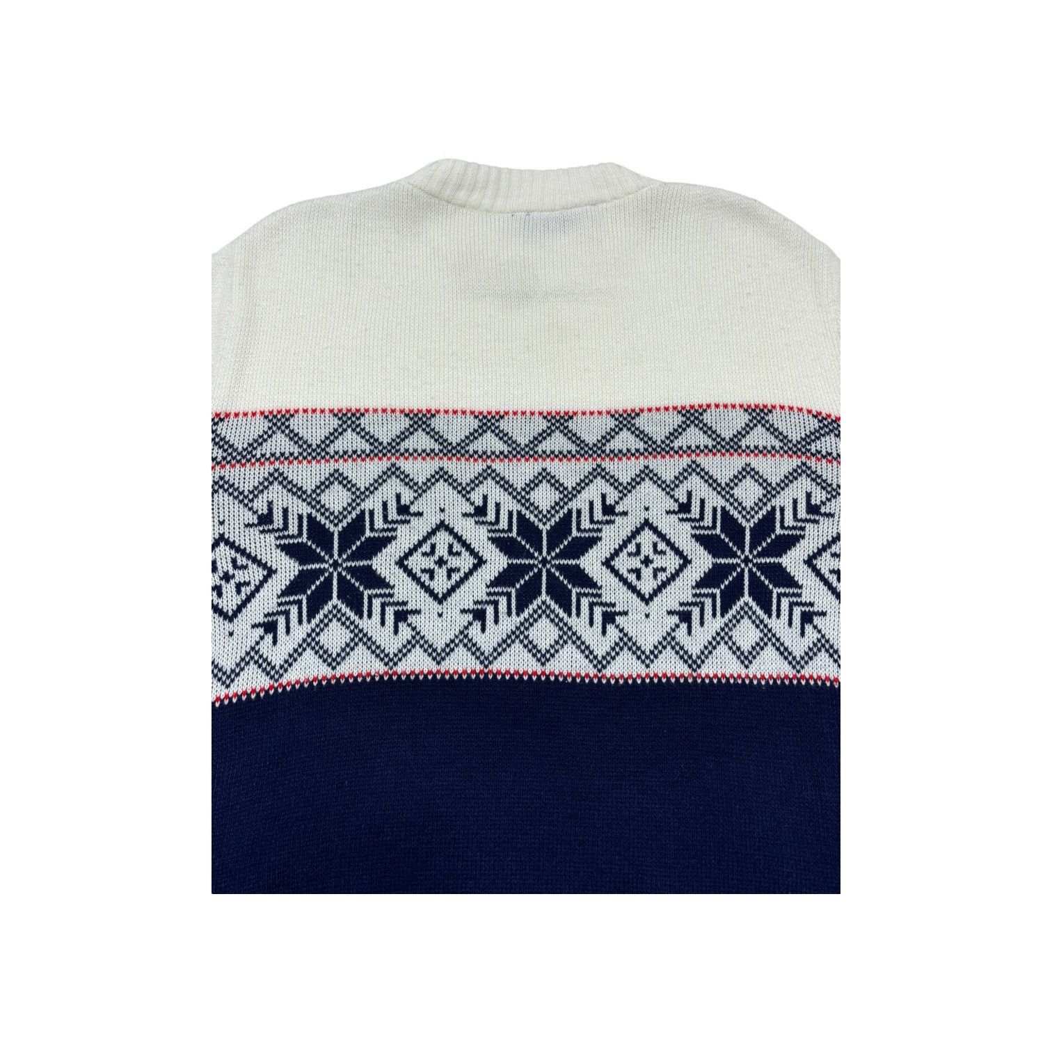 Other Vintage Sweater White Blue Snowflake Pattern Blizzards Bay Size US M / EU 48-50 / 2 - 9 Thumbnail