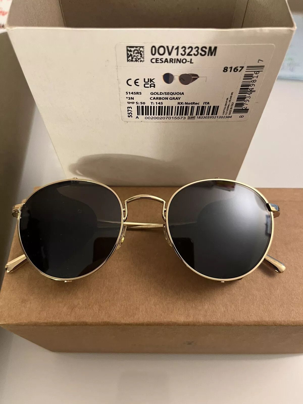 Oliver Peoples Oliver Peoples x Brunello Cucinelli Cesarino-L Phantos Sun Size ONE SIZE - 6 Thumbnail