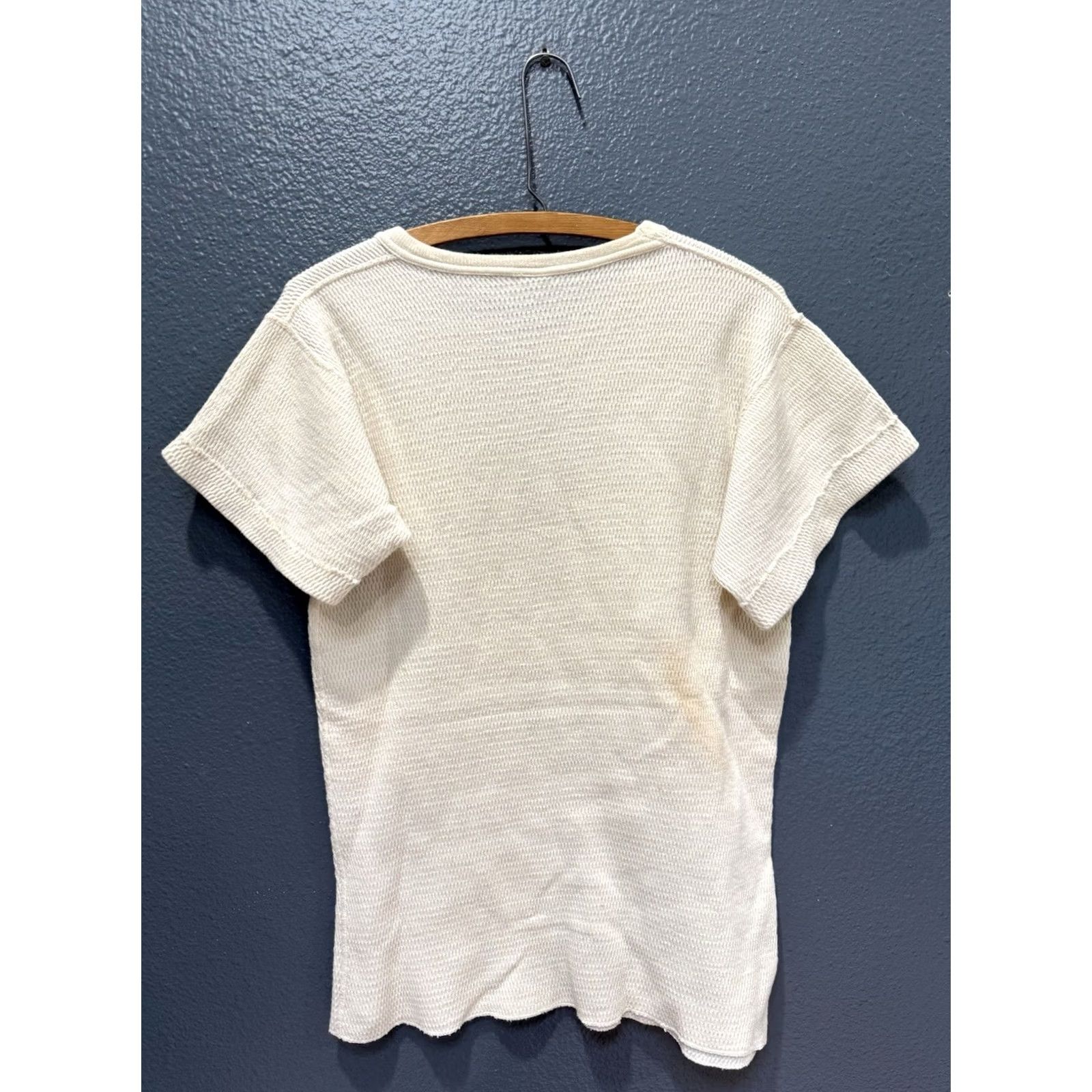 Vintage VINTAGE USA Cotton Waffle Thermal Tee Shirt Size Medium Men’s 60’s Size US M / EU 48-50 / 2 - 5 Thumbnail
