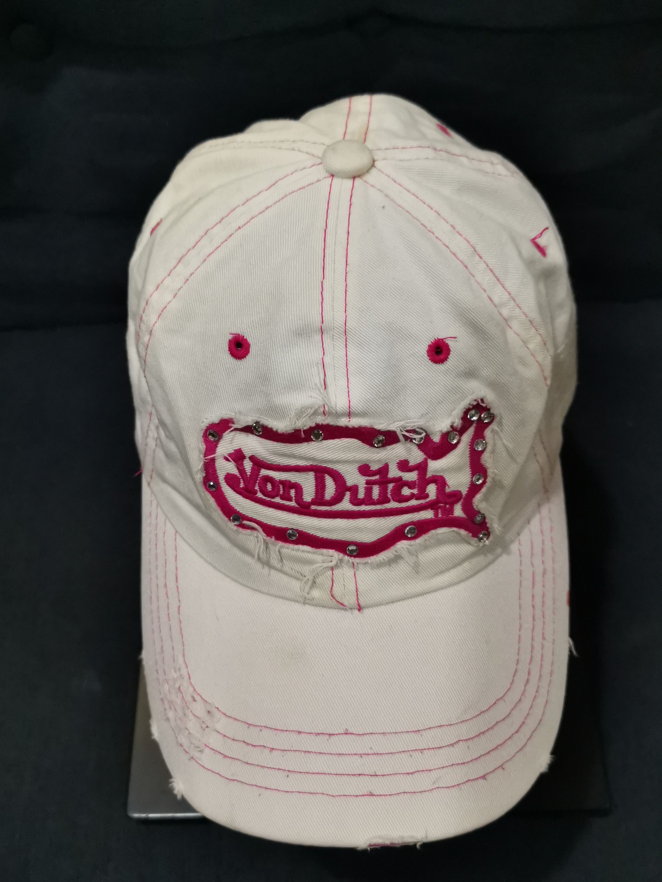Vintage × Von Dutch Vintage Von Dutch Hats Distressed Design - Embroidery Size ONE SIZE - 5 Thumbnail