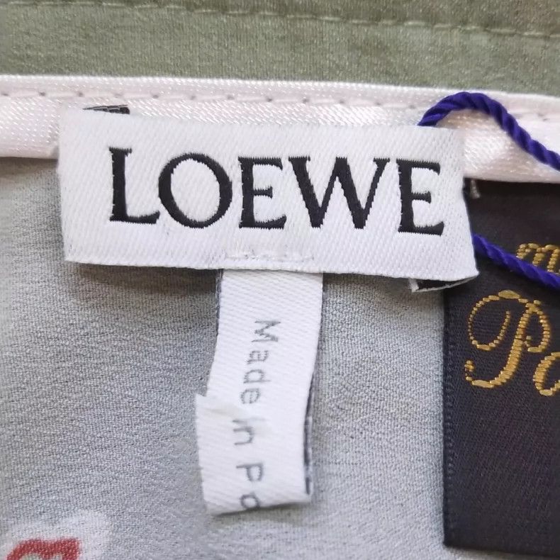 Loewe LOEWE Green printed skirt Size 26" / US 2 / IT 38 - 4 Thumbnail