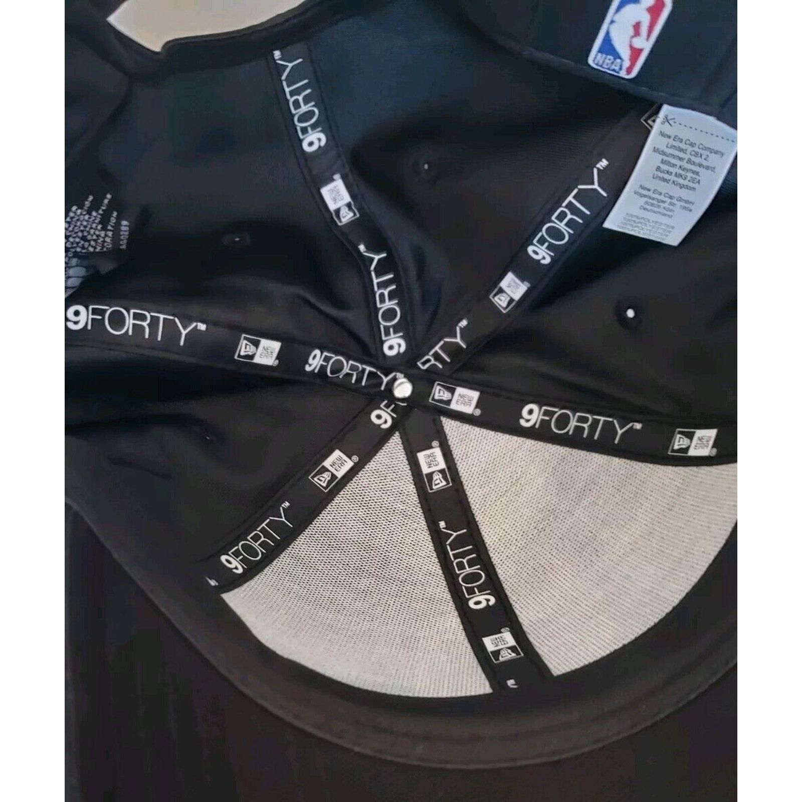 New Era Chicago Bulls Hat Stacked Logo Strapback Black 940 New Era Size ONE SIZE - 7 Thumbnail