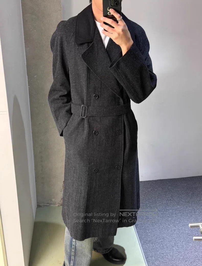 Yohji Yamamoto Yohji Yamamoto Wool Coat Size US S / EU 44-46 / 1 - 9 Thumbnail