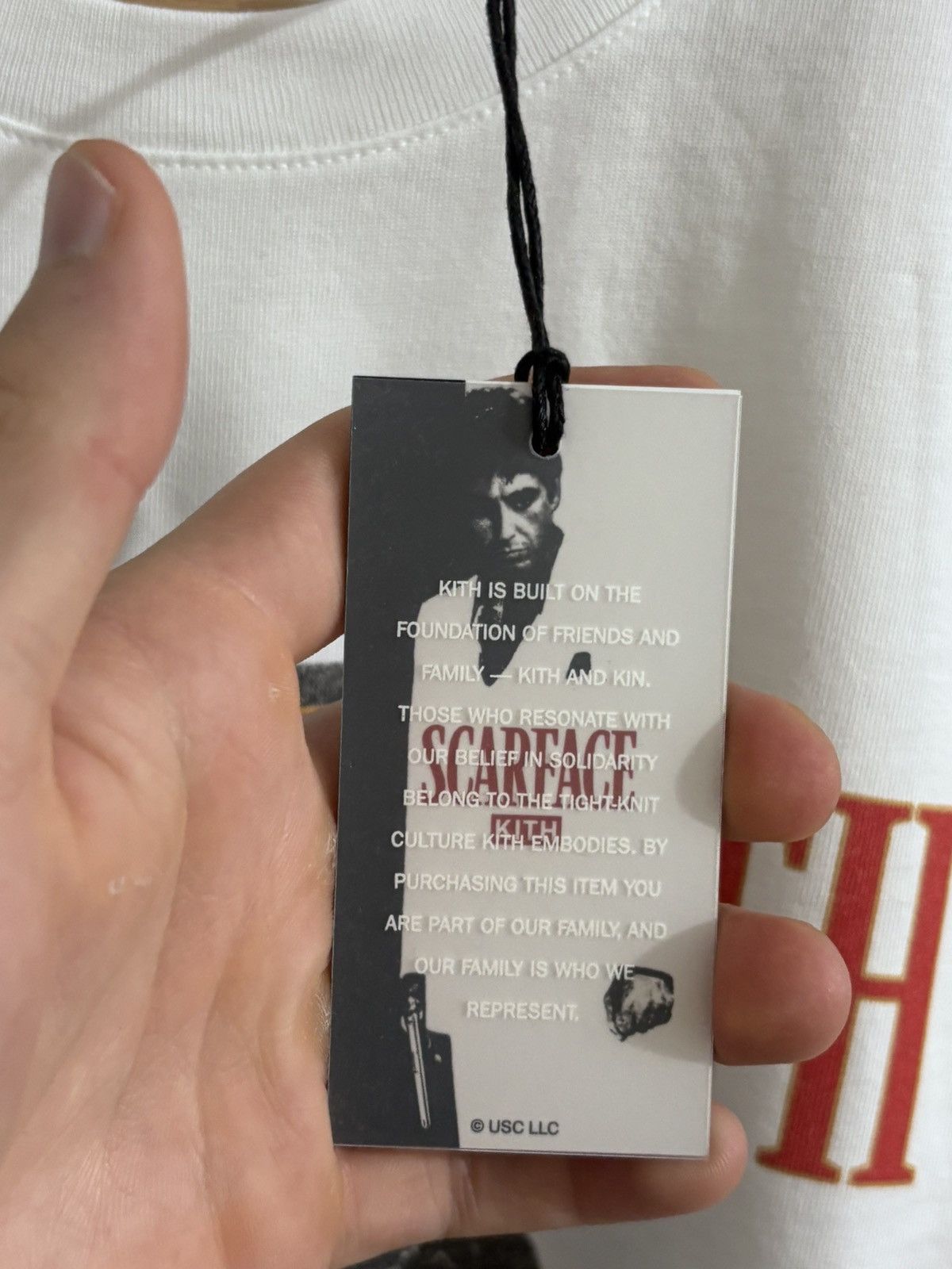Kith x Scarface Film Poster Vintage Tee - White