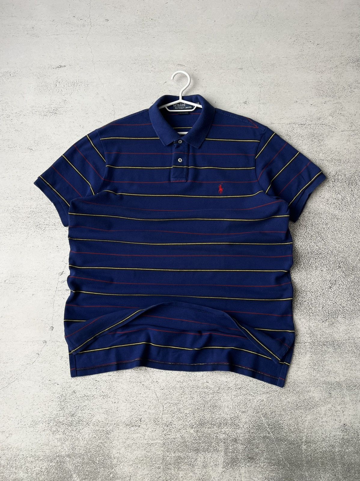 Polo Ralph Lauren Vintage Ralph Lauren Striped Polo Shirt XL – Red Pony Size US XL / EU 56 / 4 - 1 Thumbnail