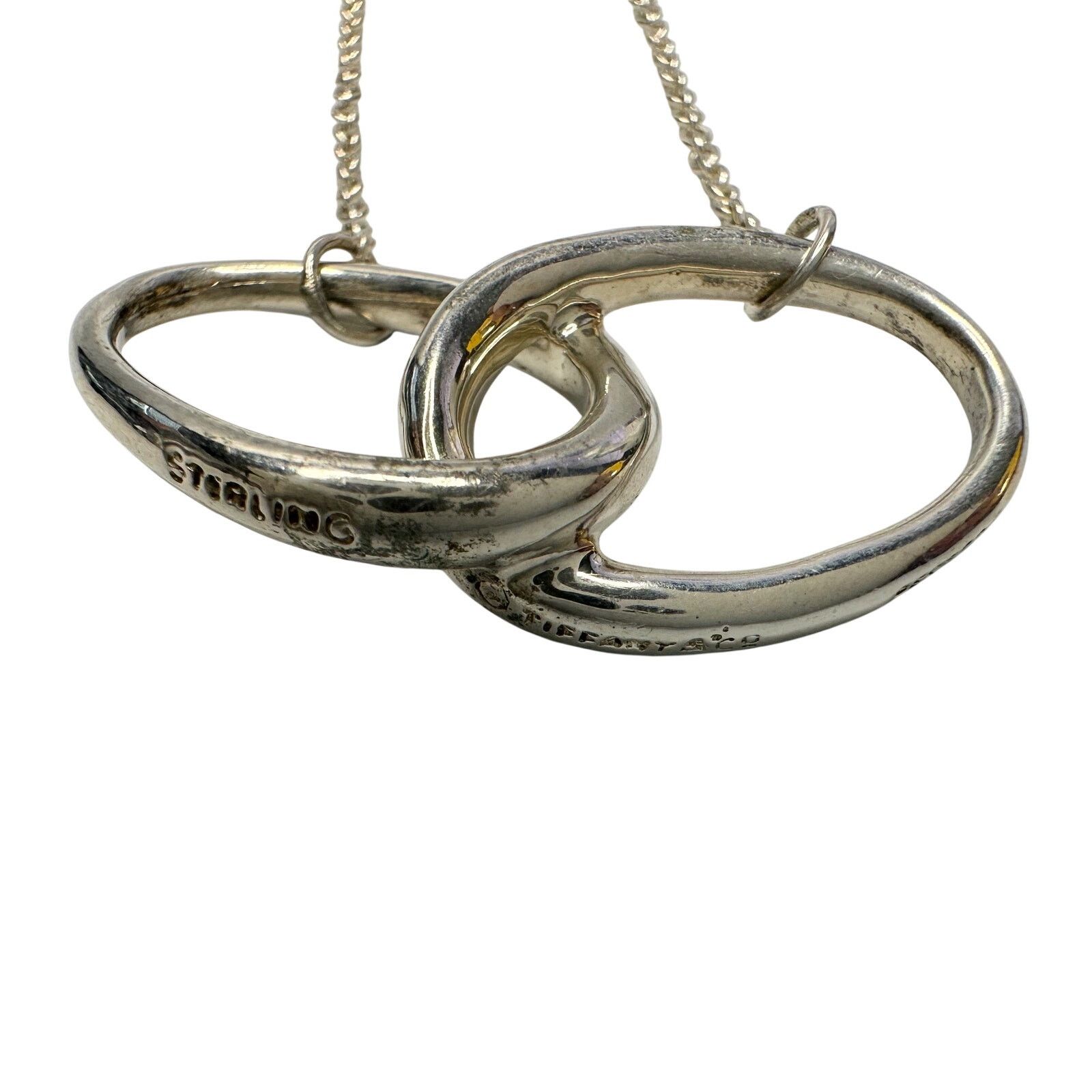 Tiffany & Co. Tiffany and Co Elsa Peretti Large Double Loop Necklace 15" Size ONE SIZE - 9 Thumbnail