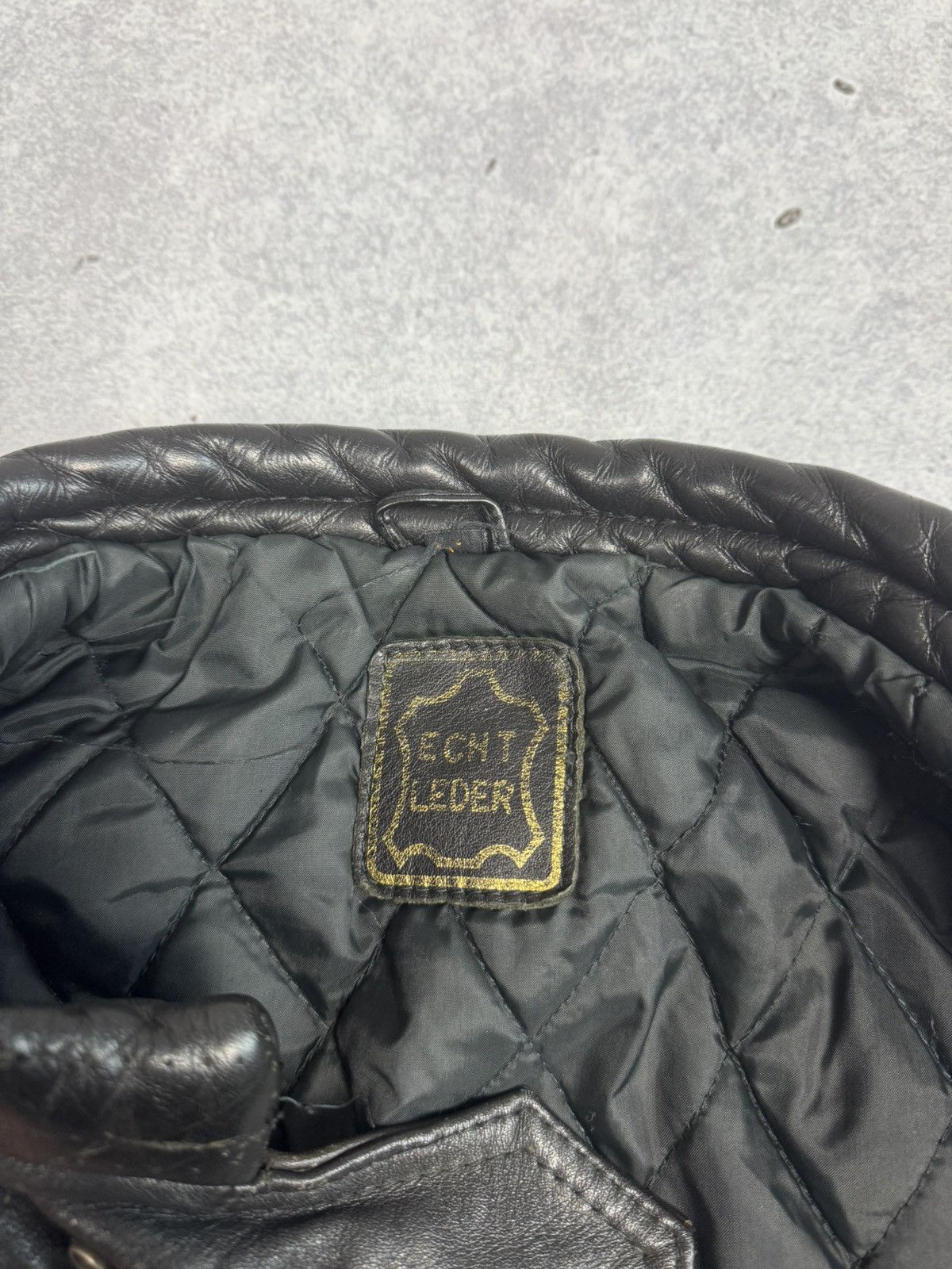 If Six Was Nine 90s Real Leather Biker Jacket Y2K Avant Garde Unisex Size US S / EU 44-46 / 1 - 7 Thumbnail