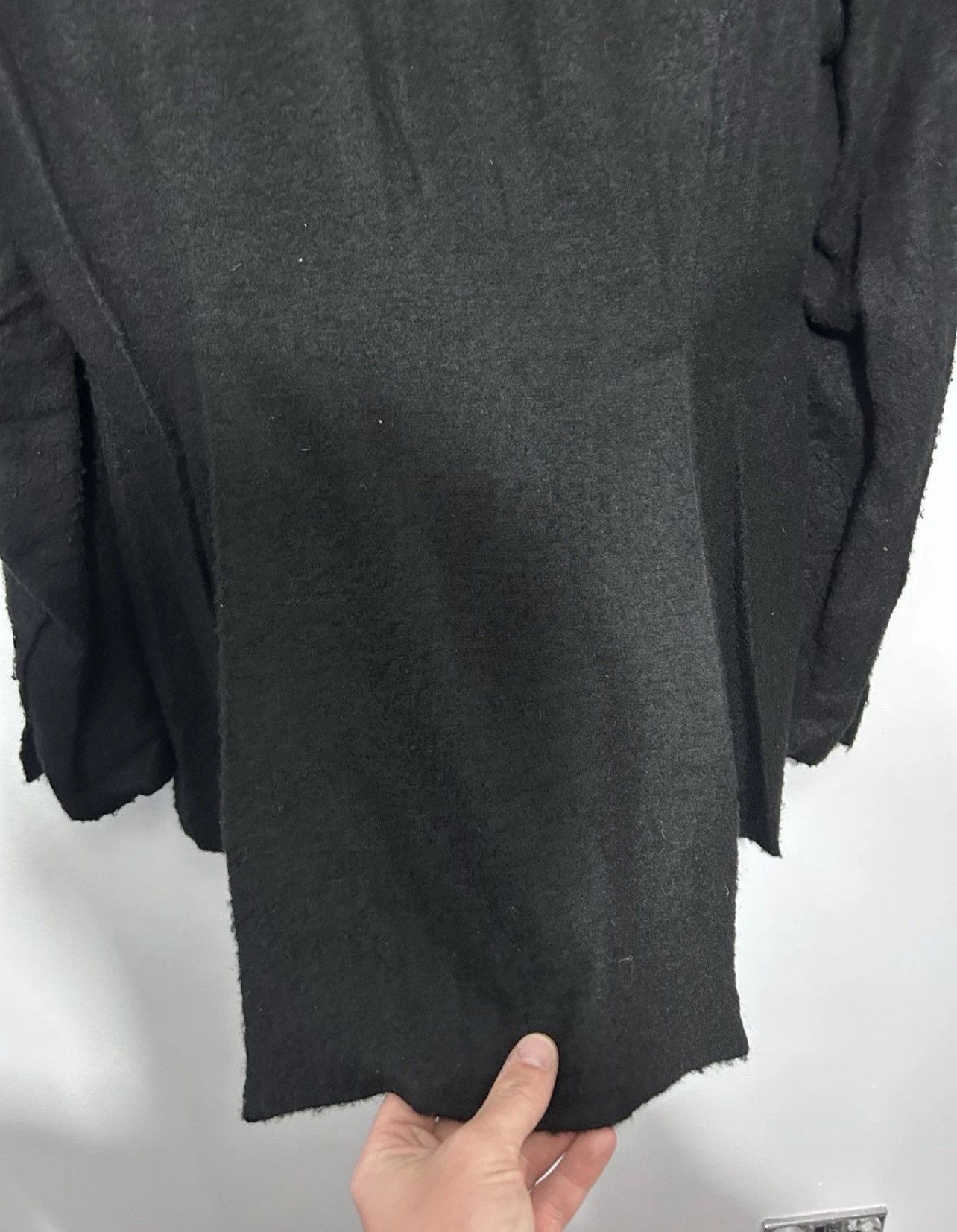 Rick Owens Rick Owens Men's Cashmere And Silk Black Jacket Size 42” Size 42R - 12 Thumbnail