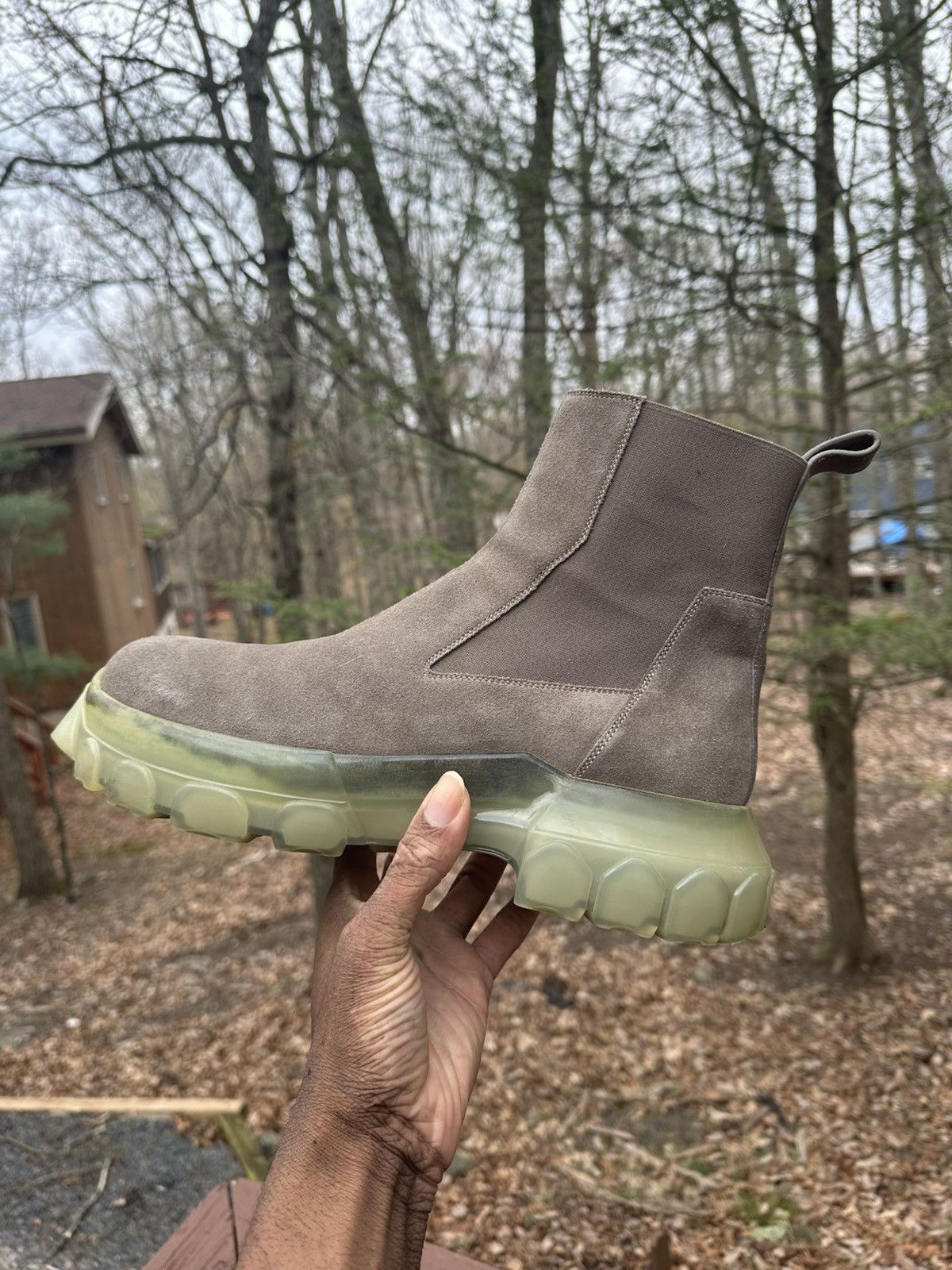Rick Owens Rick Owens Bozo Tractor Beetle Boots Size US 13 / EU 46 - 4 Thumbnail