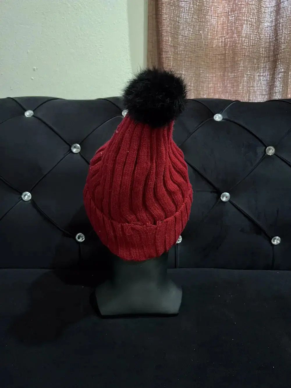 Japanese Brand Japanese Brand Knit Bobble Beanie Hat Size ONE SIZE - 4 Thumbnail