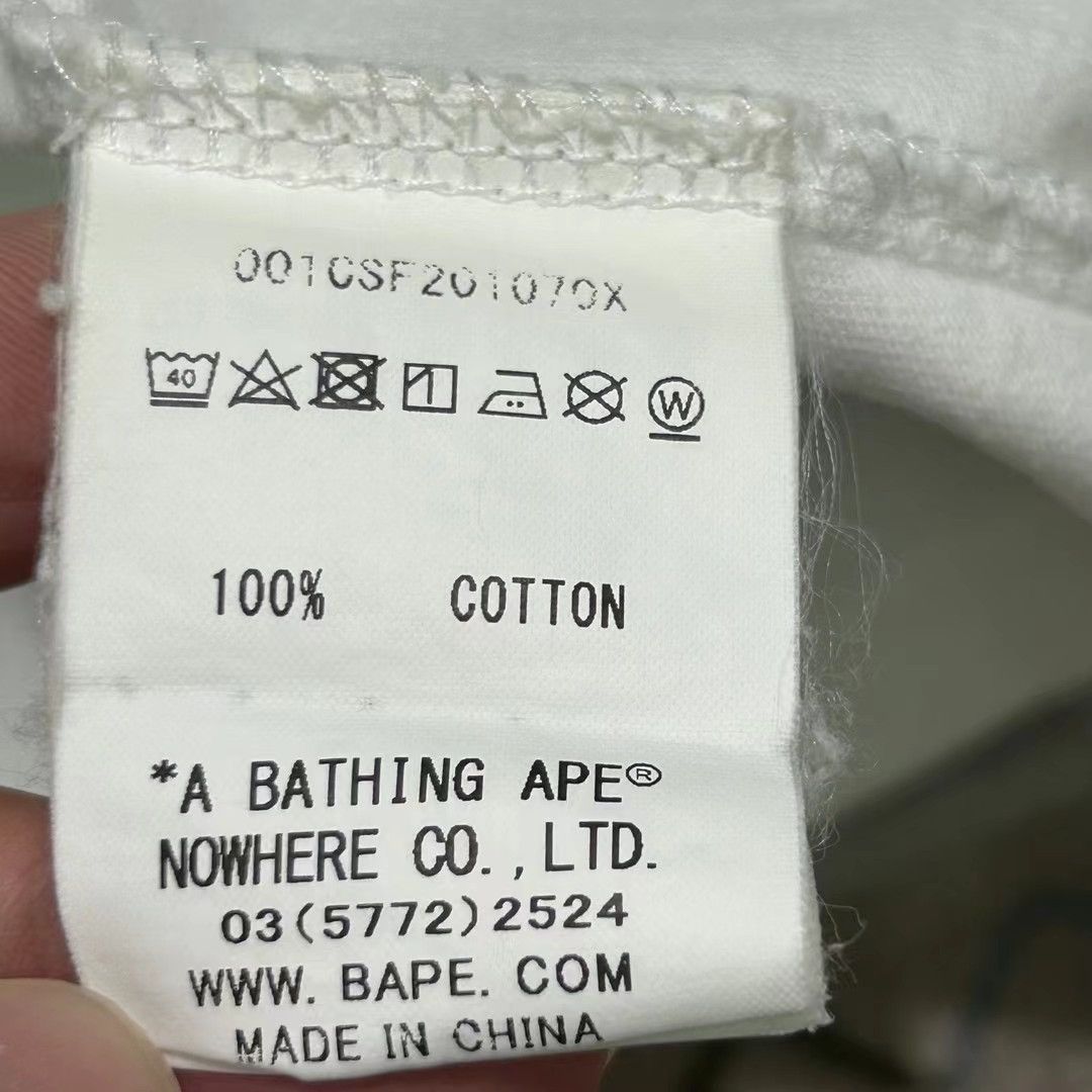 Bape WORLD GONE MAD TEE Size US M / EU 48-50 / 2 - 6 Thumbnail