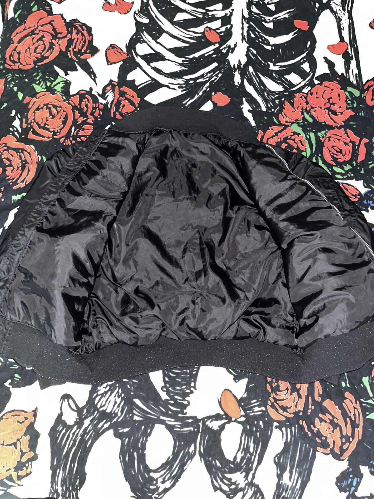 Unsound Rags Crazy 90’s Faded Thrashed ERD Grunge Goth Opium Nylon Bomber Size US XL / EU 56 / 4 - 5 Thumbnail