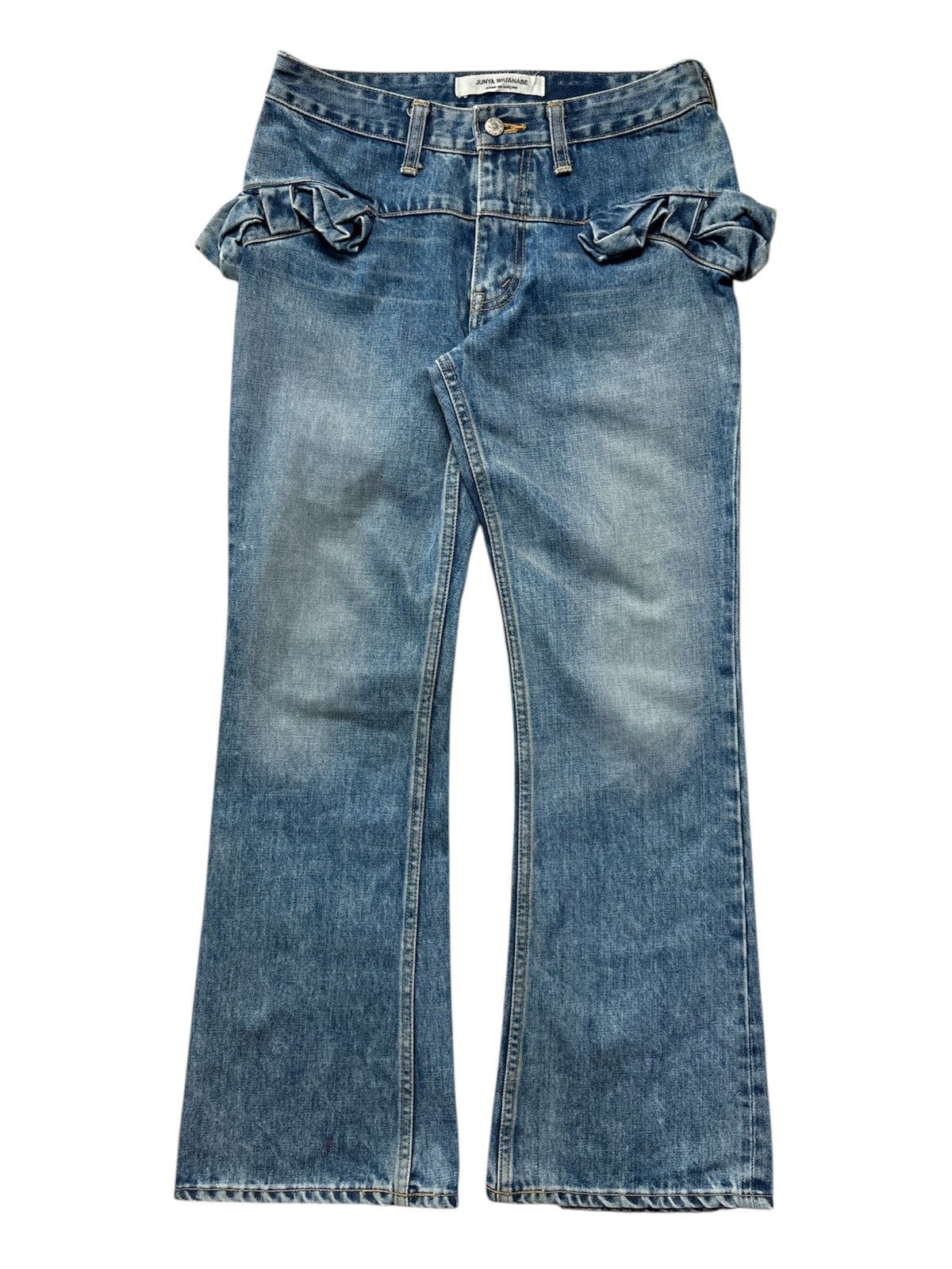 Junya Watanabe AW04 Flare Denim Jeans Size US 28 / EU 44 - 1 Thumbnail