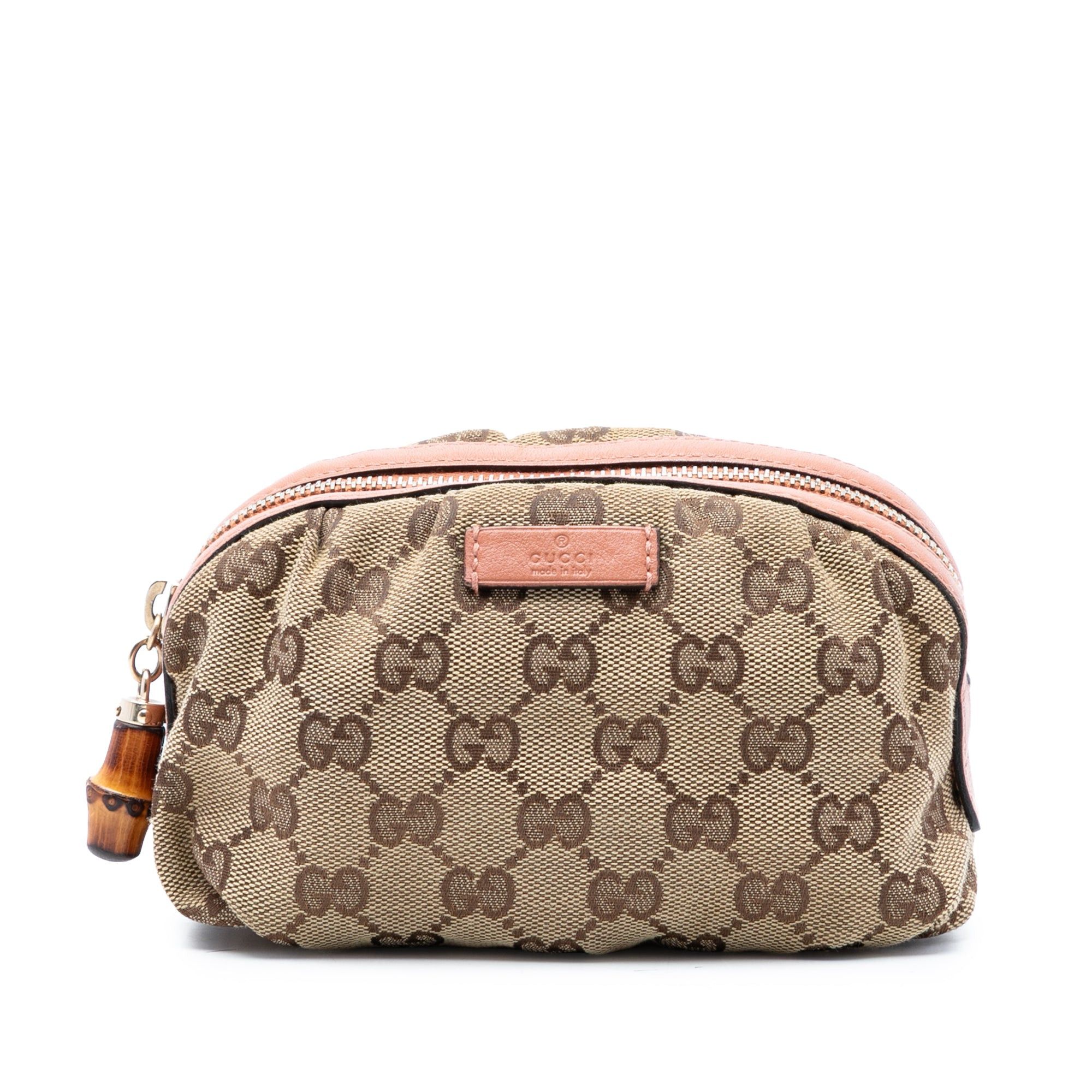 Gucci GG Canvas Bamboo Clutch Size ONE SIZE - 1 Thumbnail