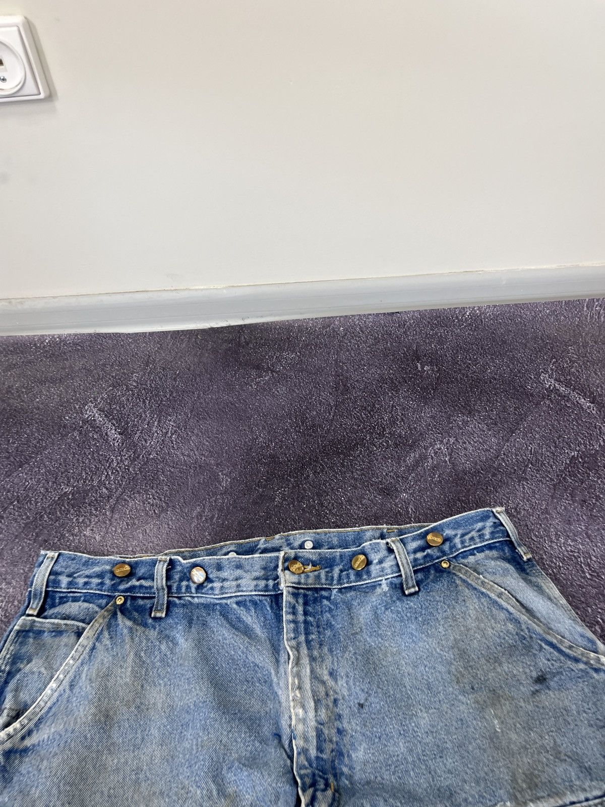 Carhartt Vintage 90s Carhartt Double Knee Faded Baggy Pants Jeans Size US 40 / EU 56 - 9 Thumbnail