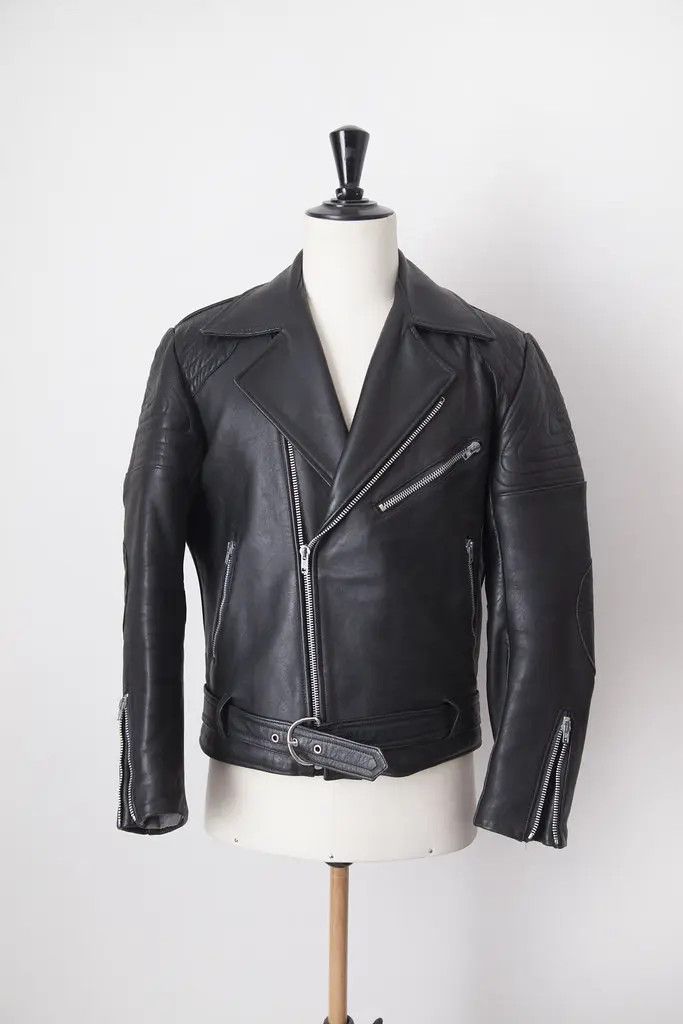 Vintage Vintage leather biker jacket Size US M / EU 48-50 / 2 - 1 Thumbnail
