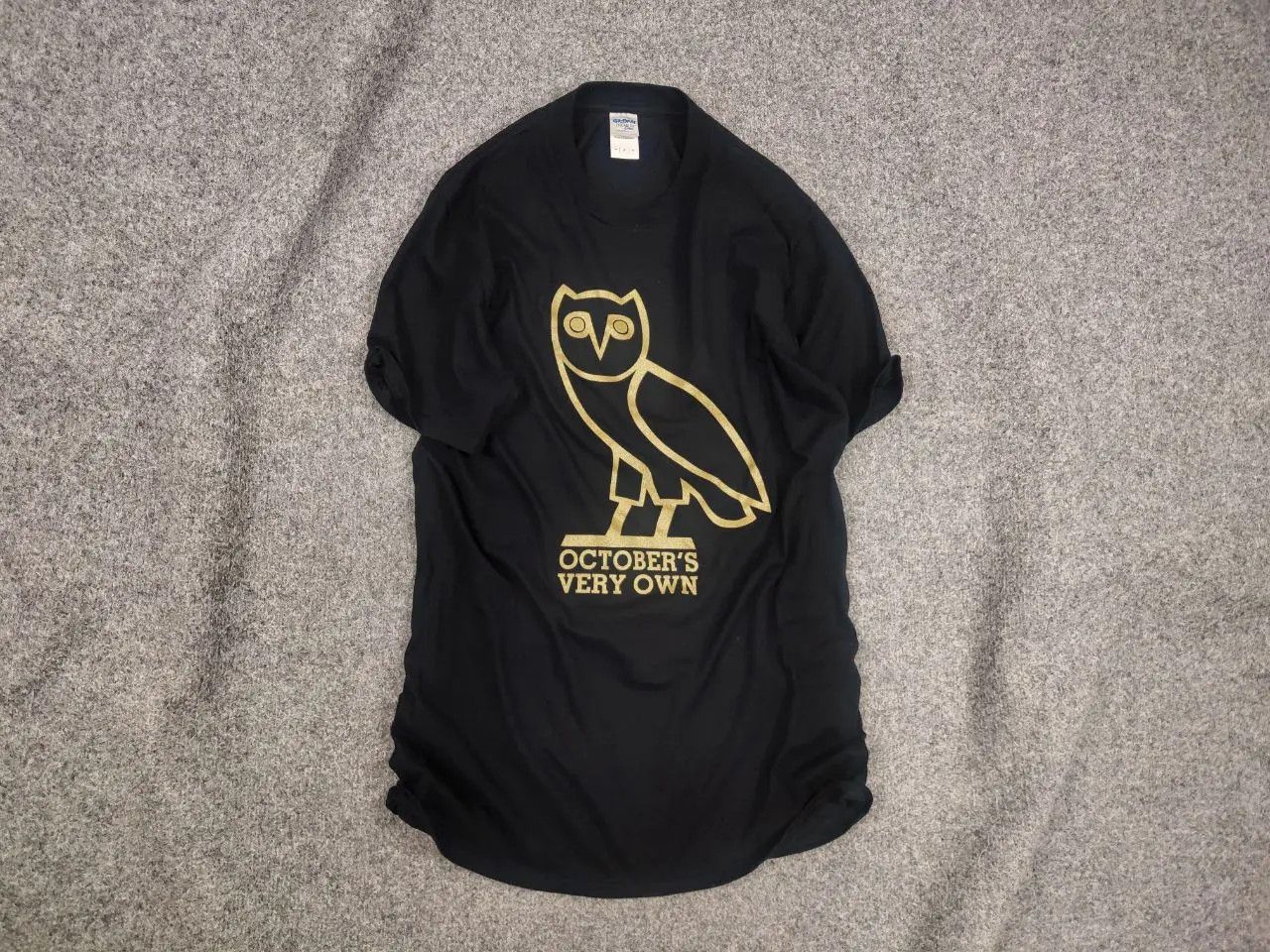 October's Very Own × Vintage October's Very Own x Drake Black Gold Logo shirt tee Size US M / EU 48-50 / 2 - 1 Thumbnail