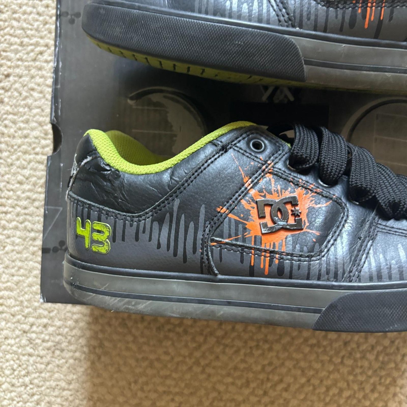 DC vintage y2k 2000s DC Shoes Pure Ken Block 43 mens sz 8 emo Size US 8 / EU 41 - 2 Thumbnail